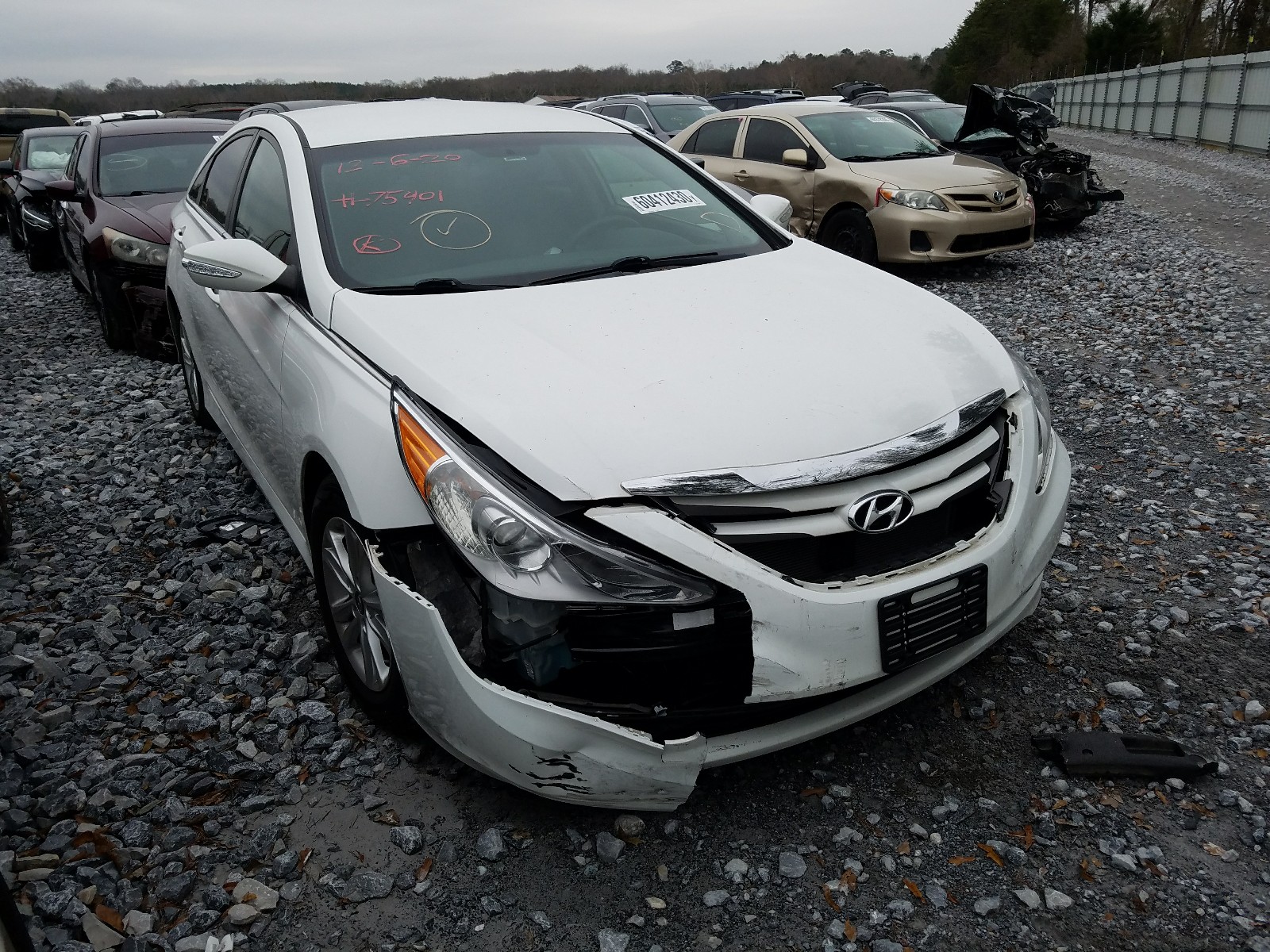 HYUNDAI SONATA GLS 2014 5npeb4ac4eh875401