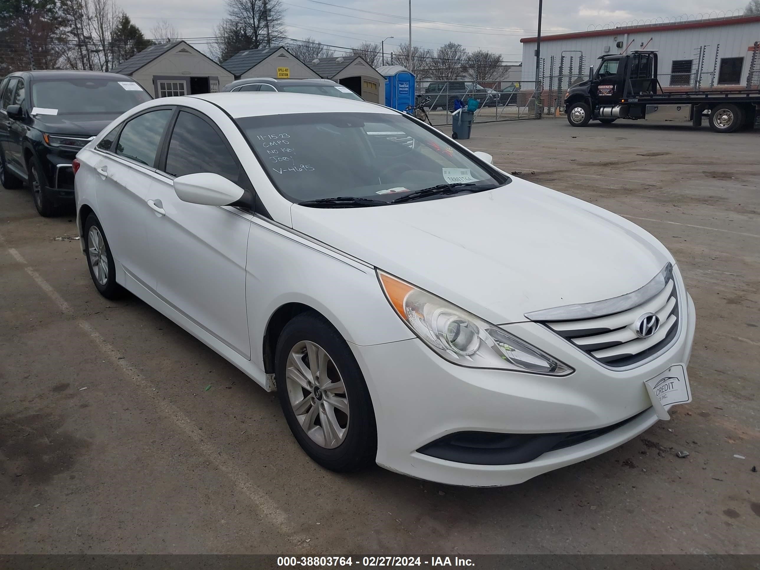 HYUNDAI SONATA 2014 5npeb4ac5eh846957