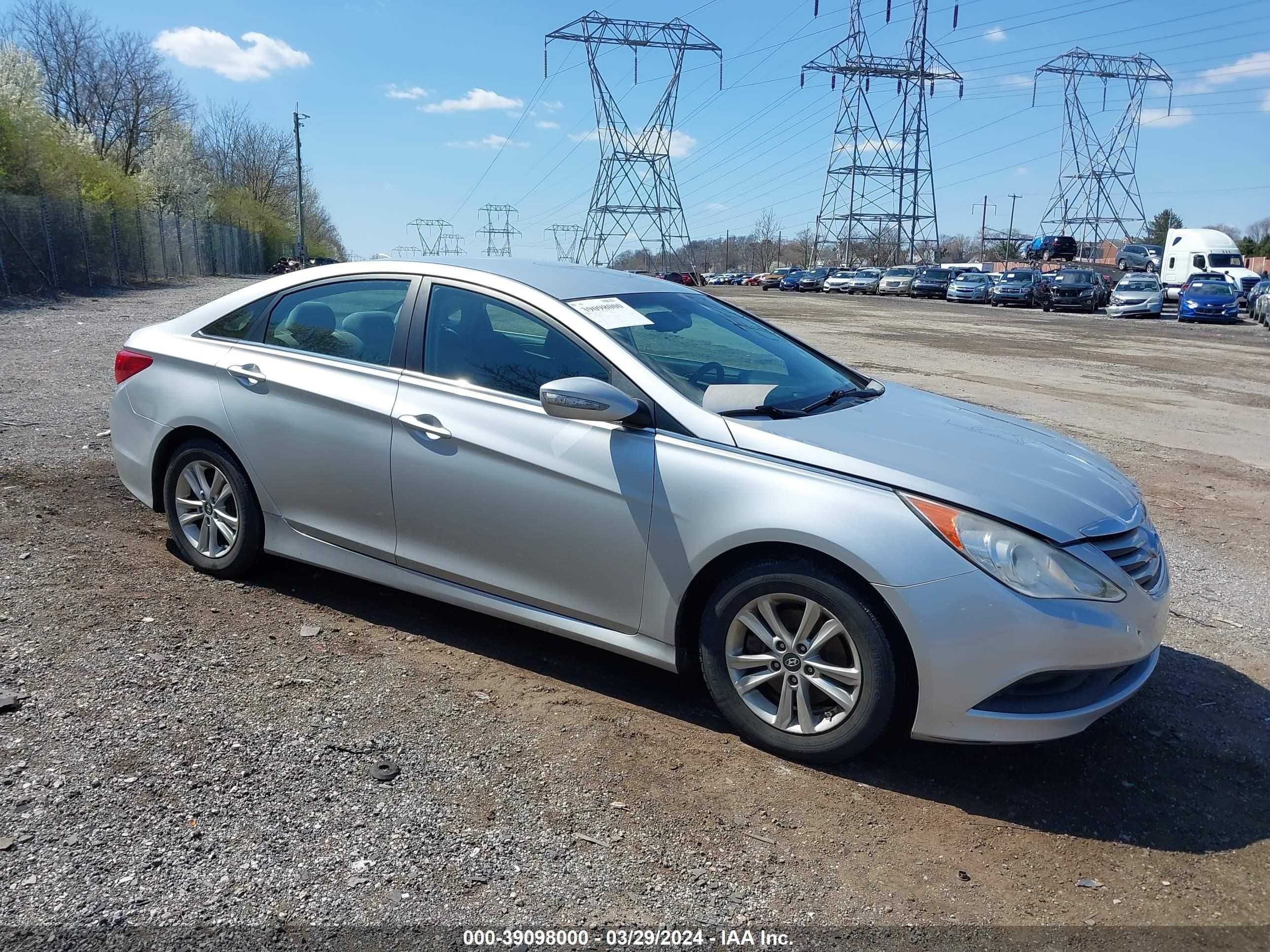 HYUNDAI SONATA 2014 5npeb4ac6eh873598