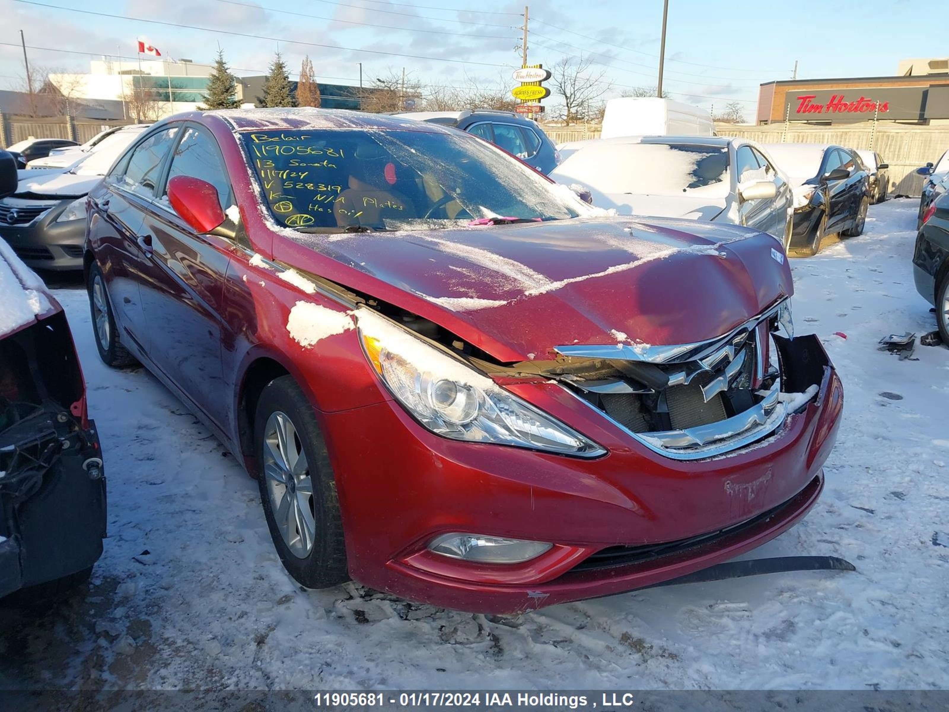 HYUNDAI SONATA 2013 5npeb4ac7dh528319