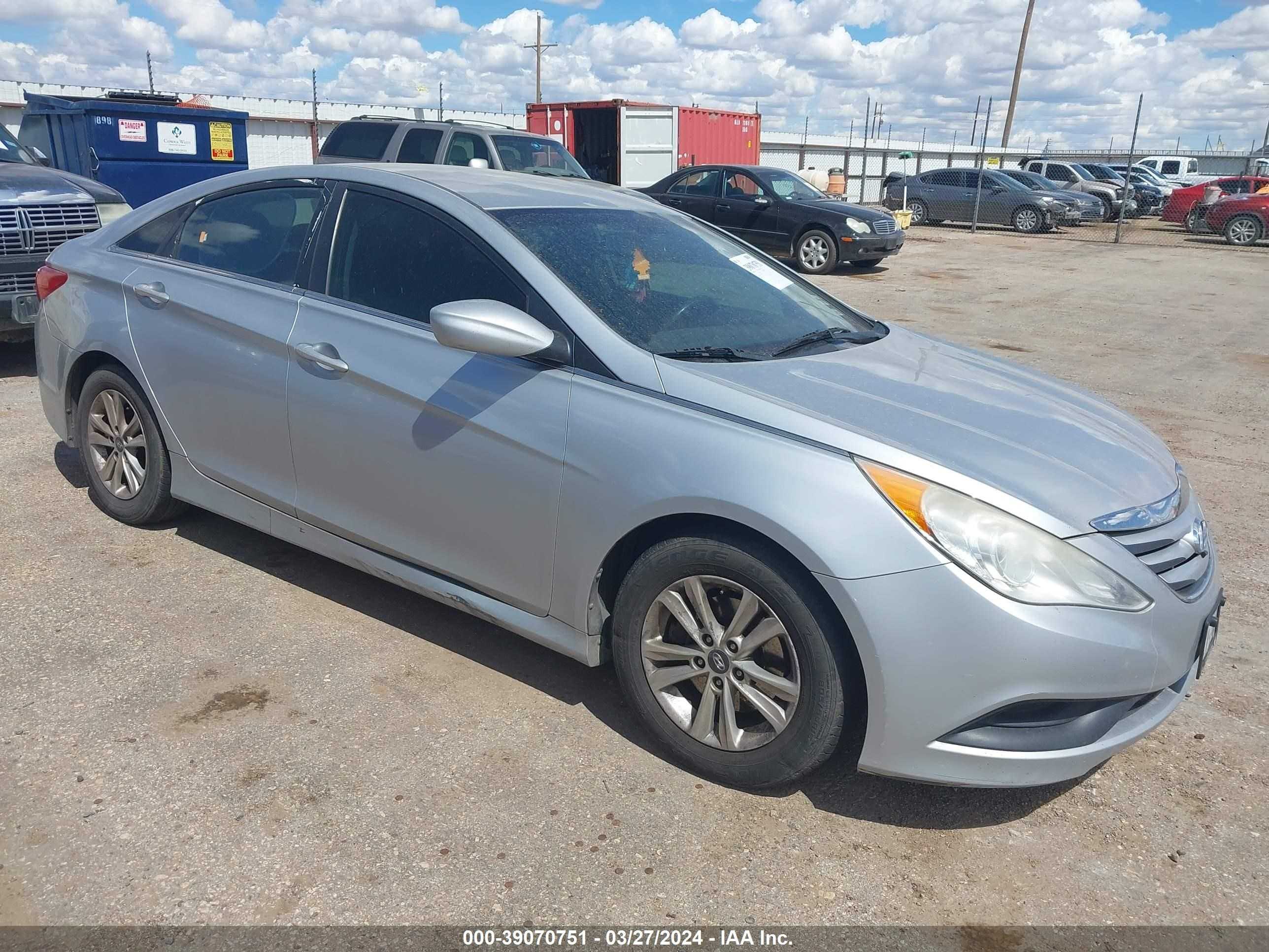 HYUNDAI SONATA 2014 5npeb4ac7eh854204