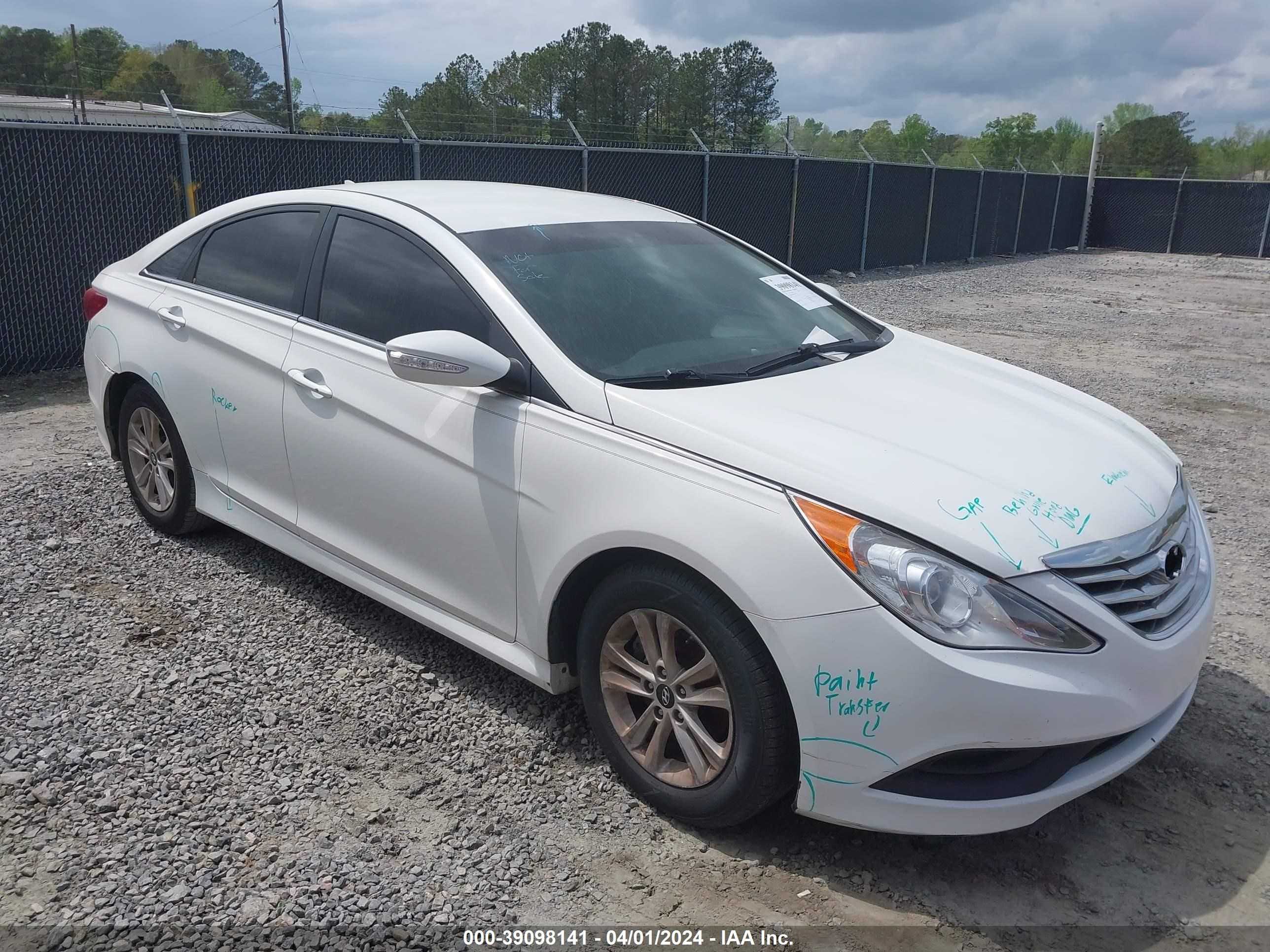 HYUNDAI SONATA 2014 5npeb4ac8eh873828