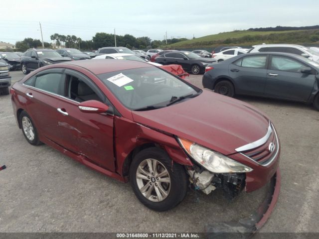 HYUNDAI SONATA 2014 5npeb4ac8eh917908