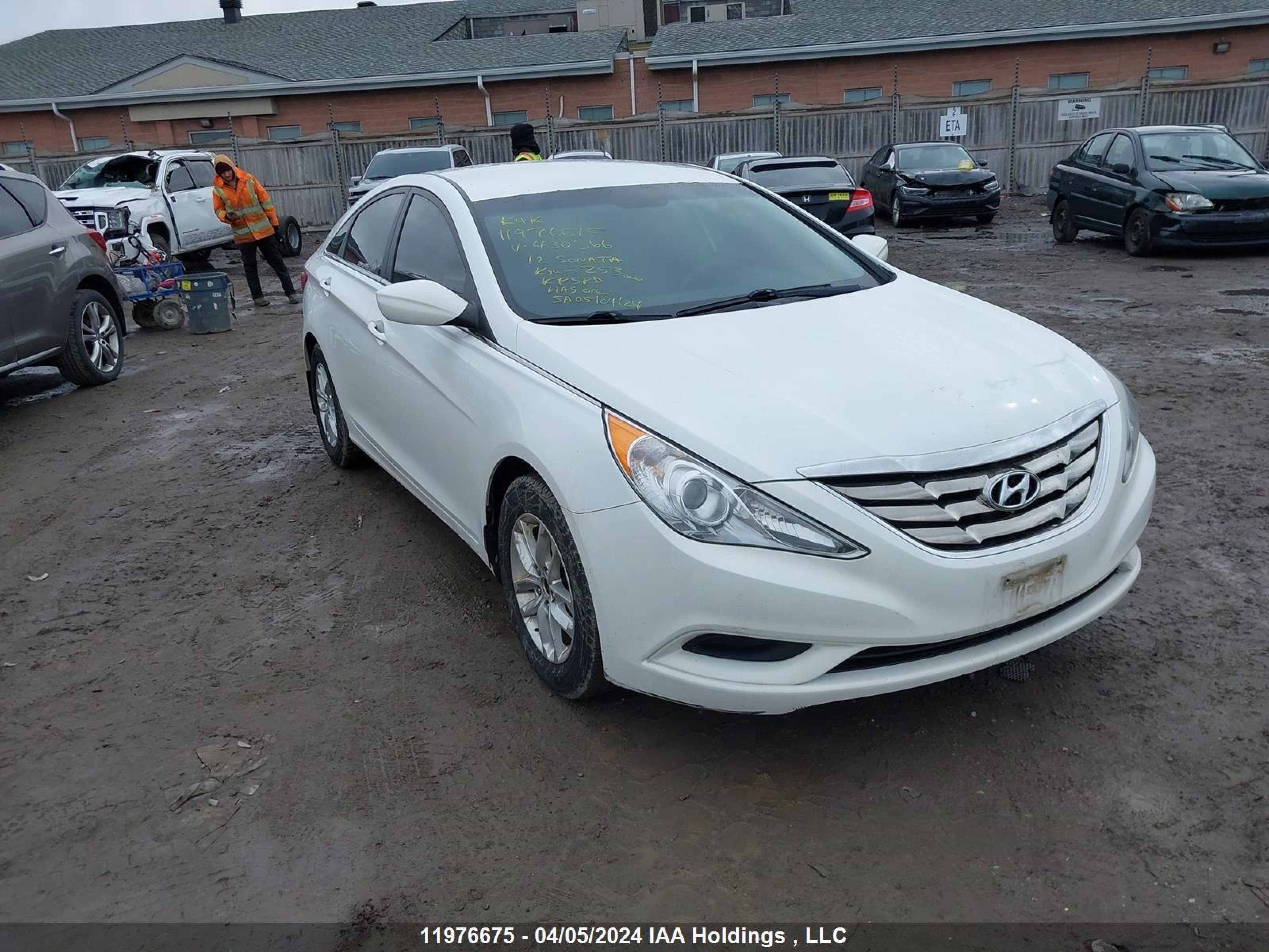 HYUNDAI SONATA 2012 5npeb4acxch430366