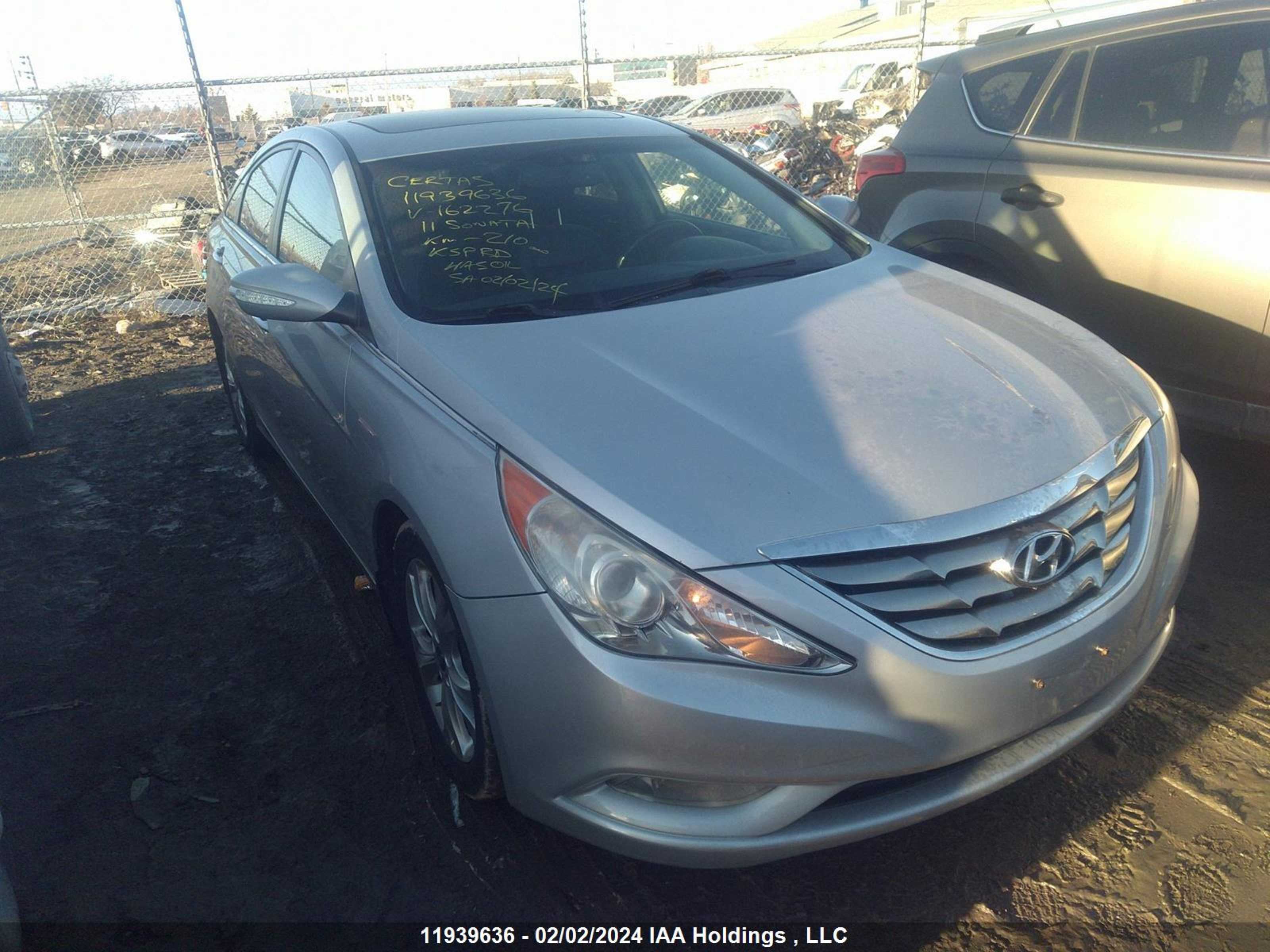 HYUNDAI SONATA 2011 5npec4ac0bh162276