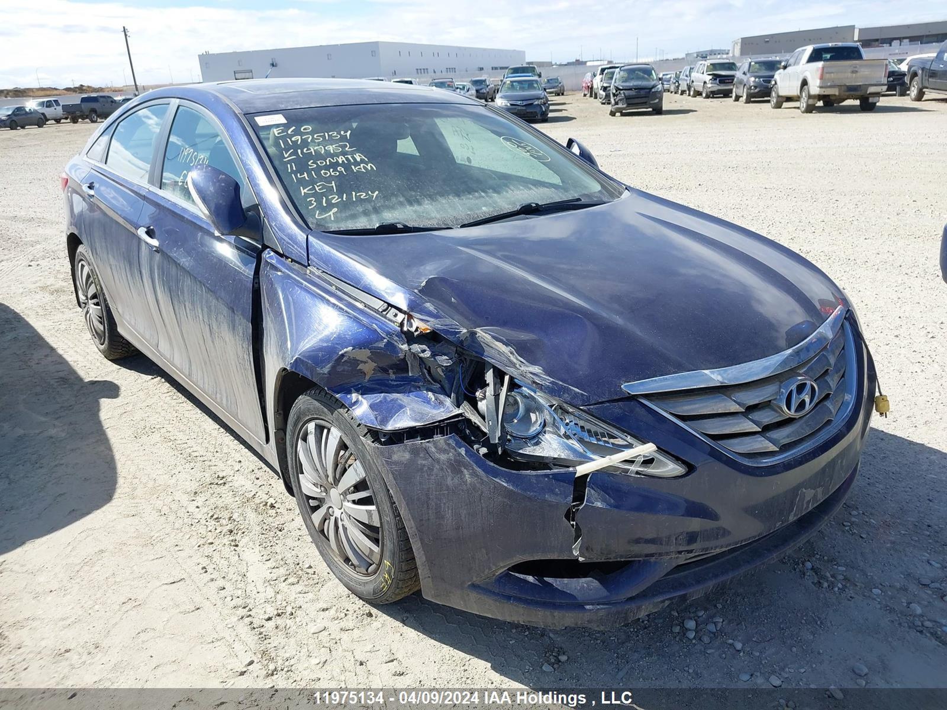 HYUNDAI SONATA 2011 5npec4ac5bh147952