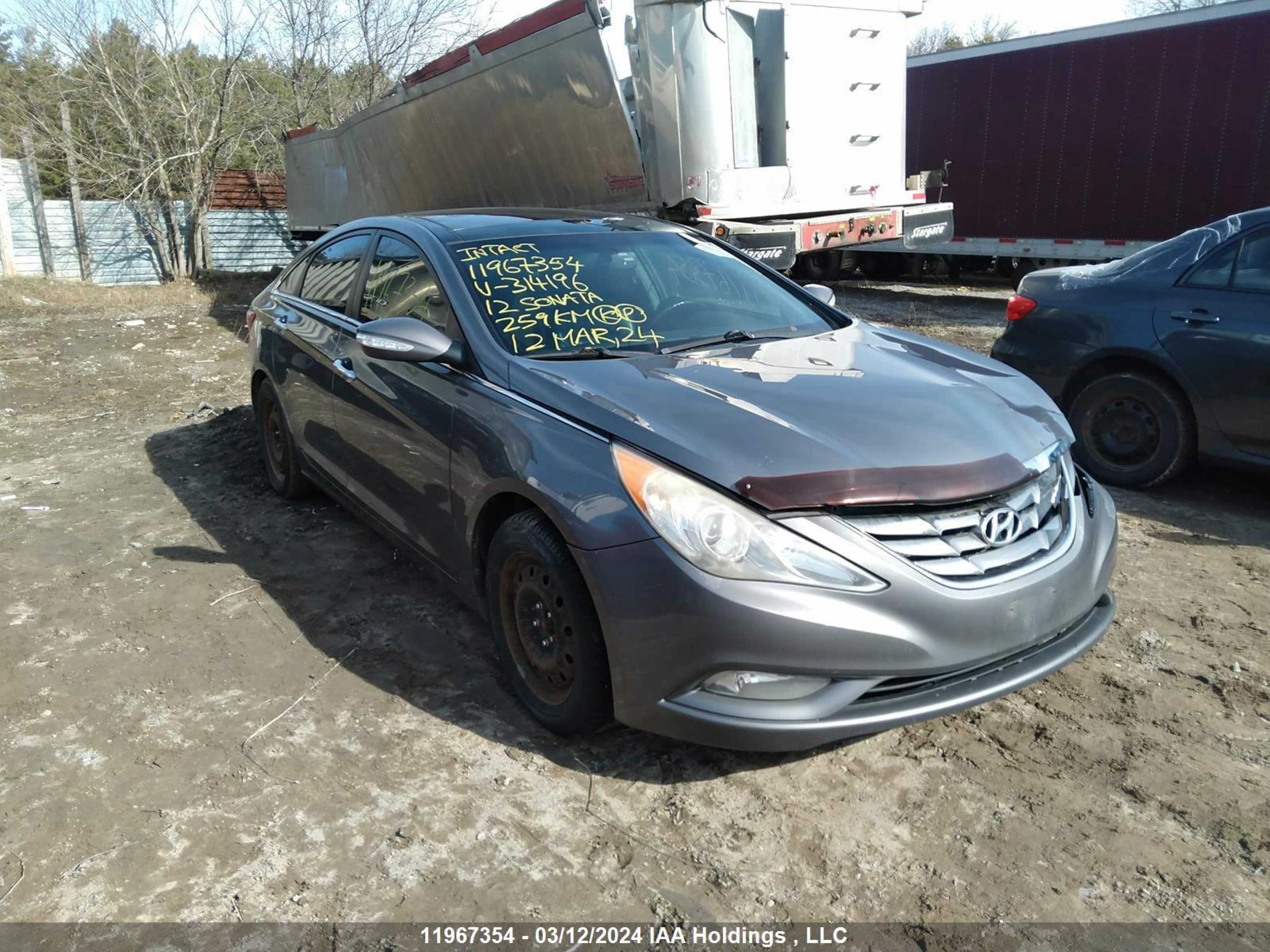 HYUNDAI SONATA 2012 5npec4ac5ch314196