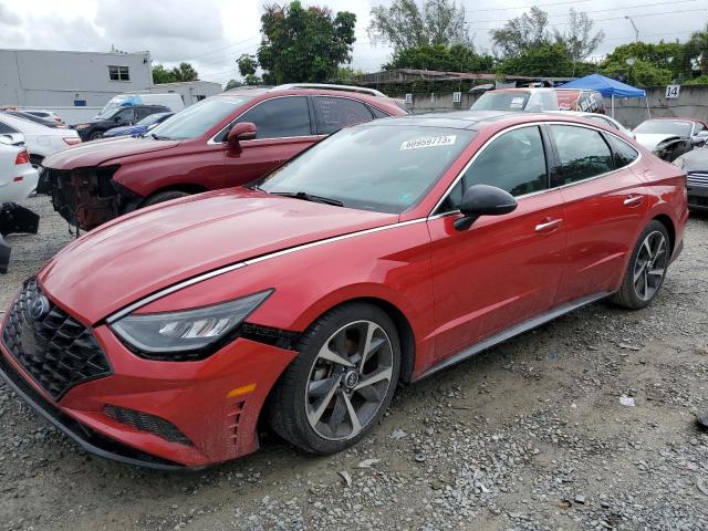 HYUNDAI SONATA SEL 2021 5npej4j26mh087082