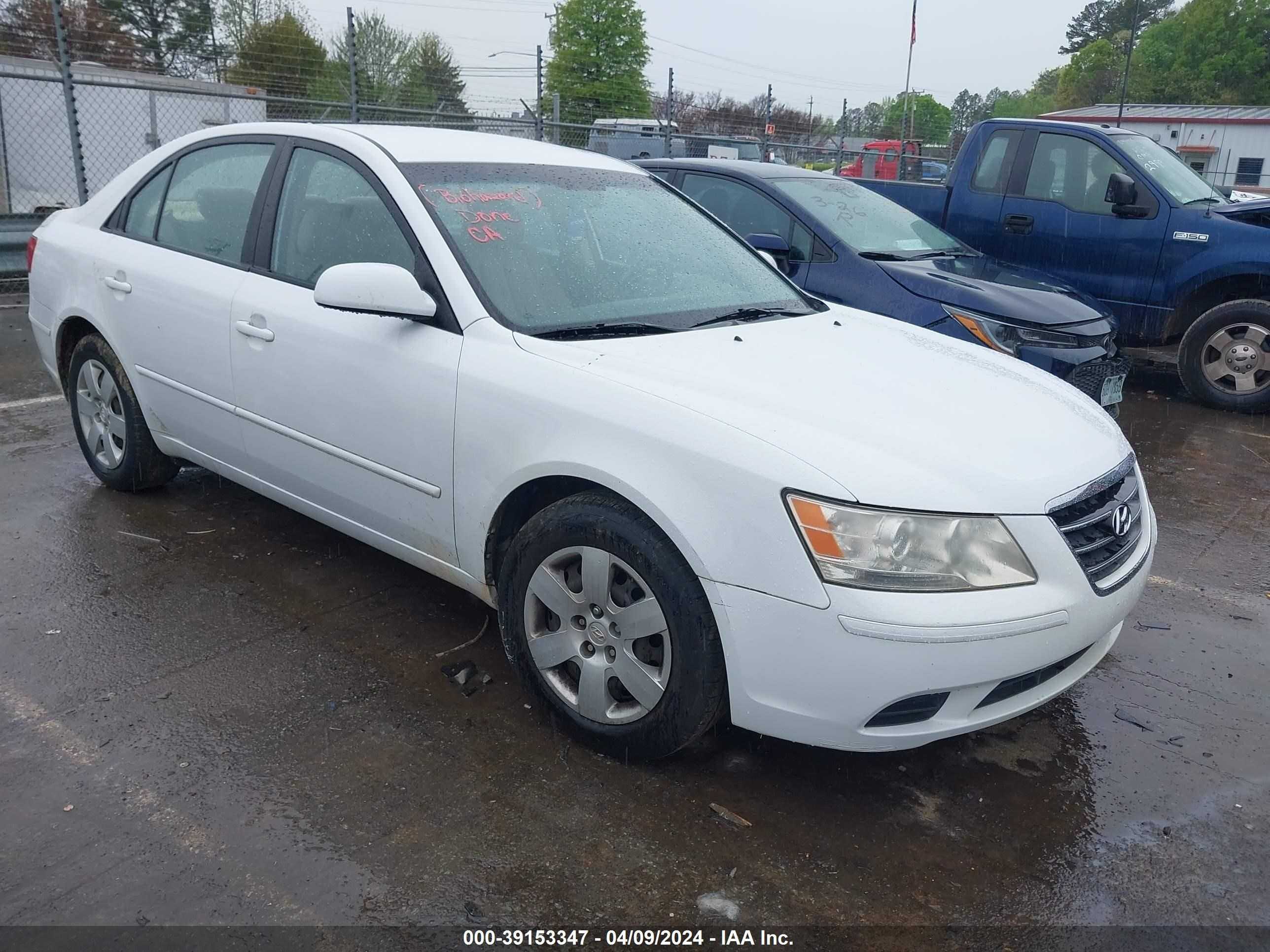 HYUNDAI SONATA 2009 5npet46c09h516073