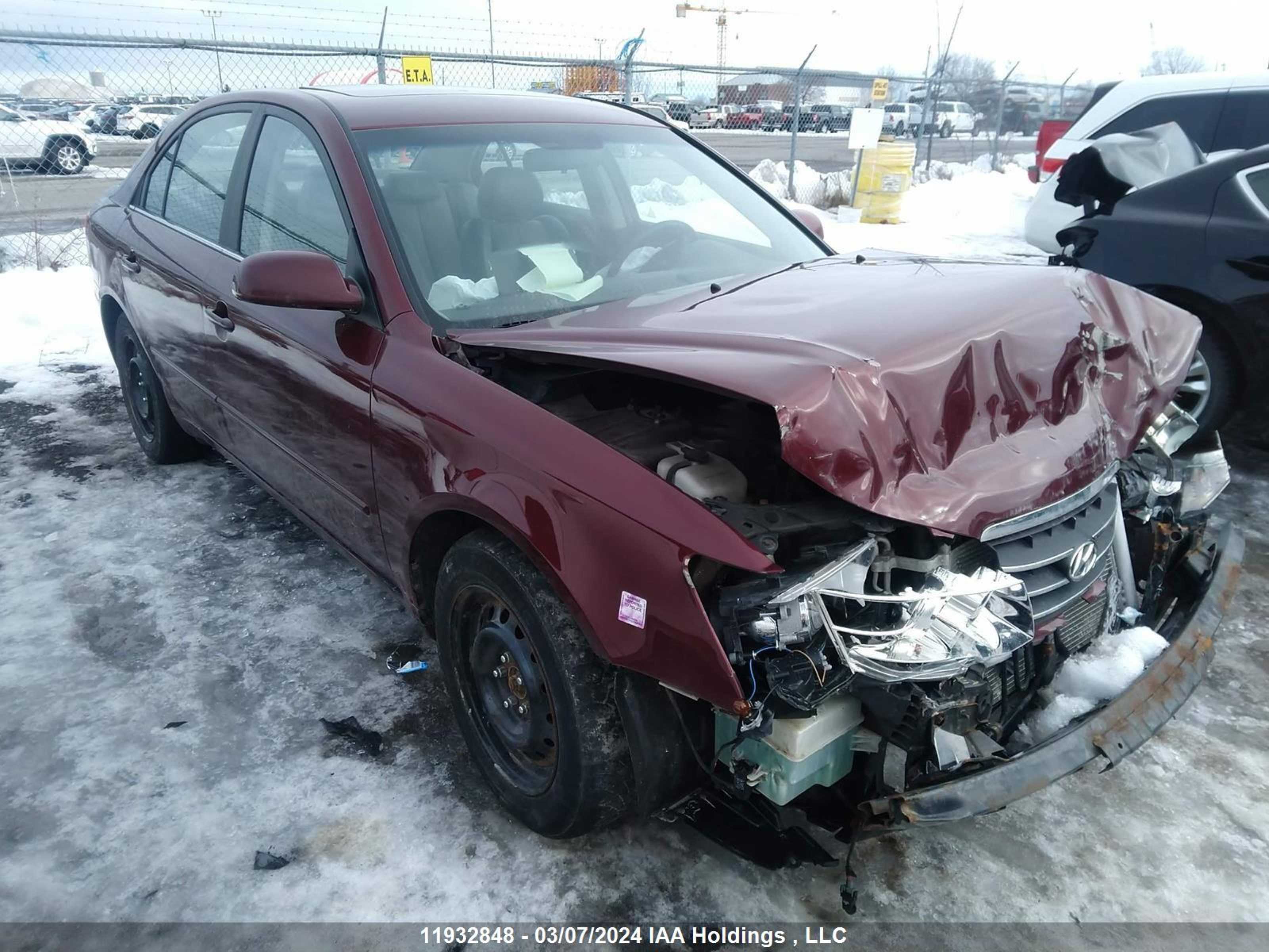 HYUNDAI SONATA 2009 5npet46c19h462007