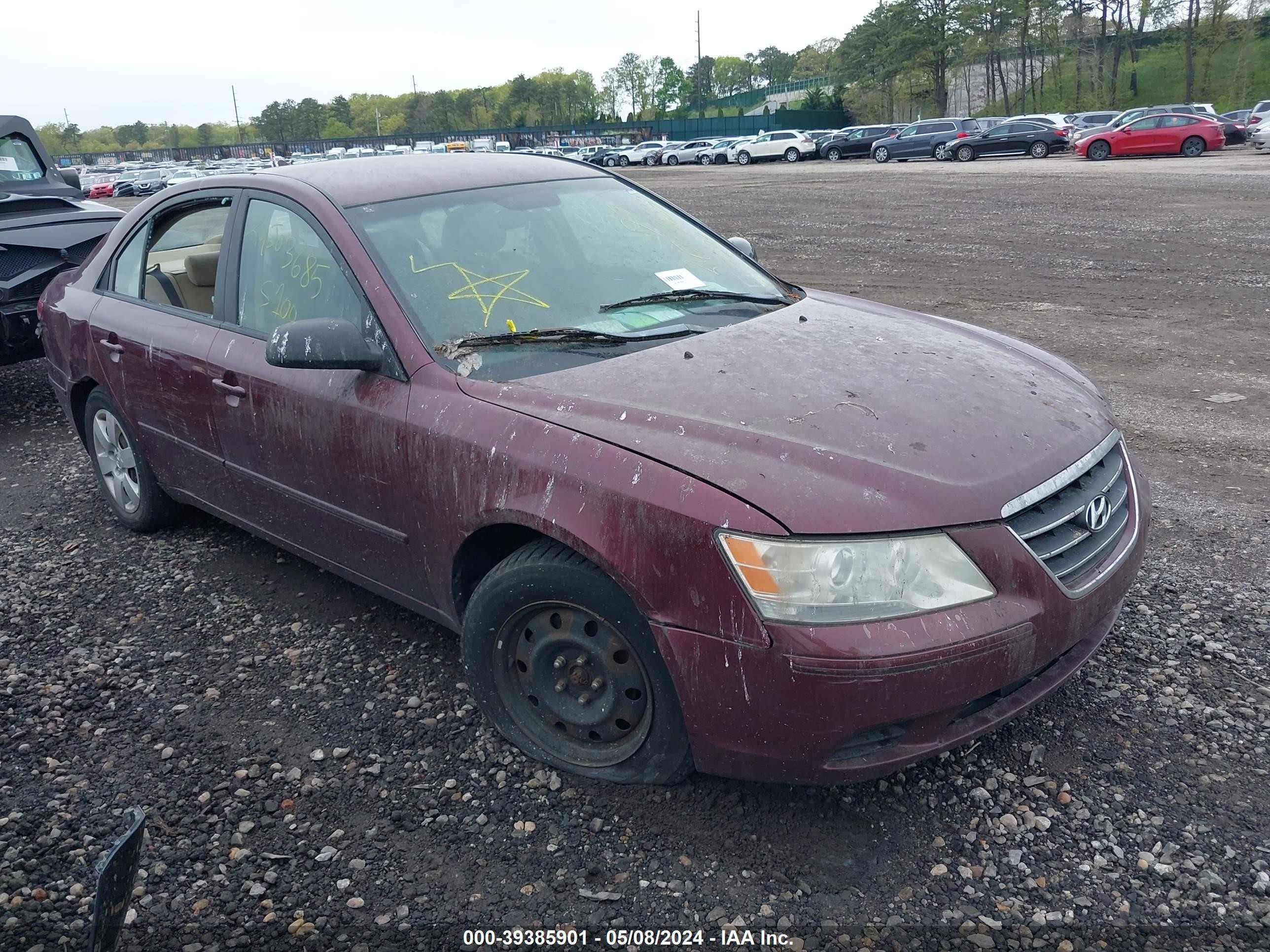 HYUNDAI SONATA 2009 5npet46c29h453395