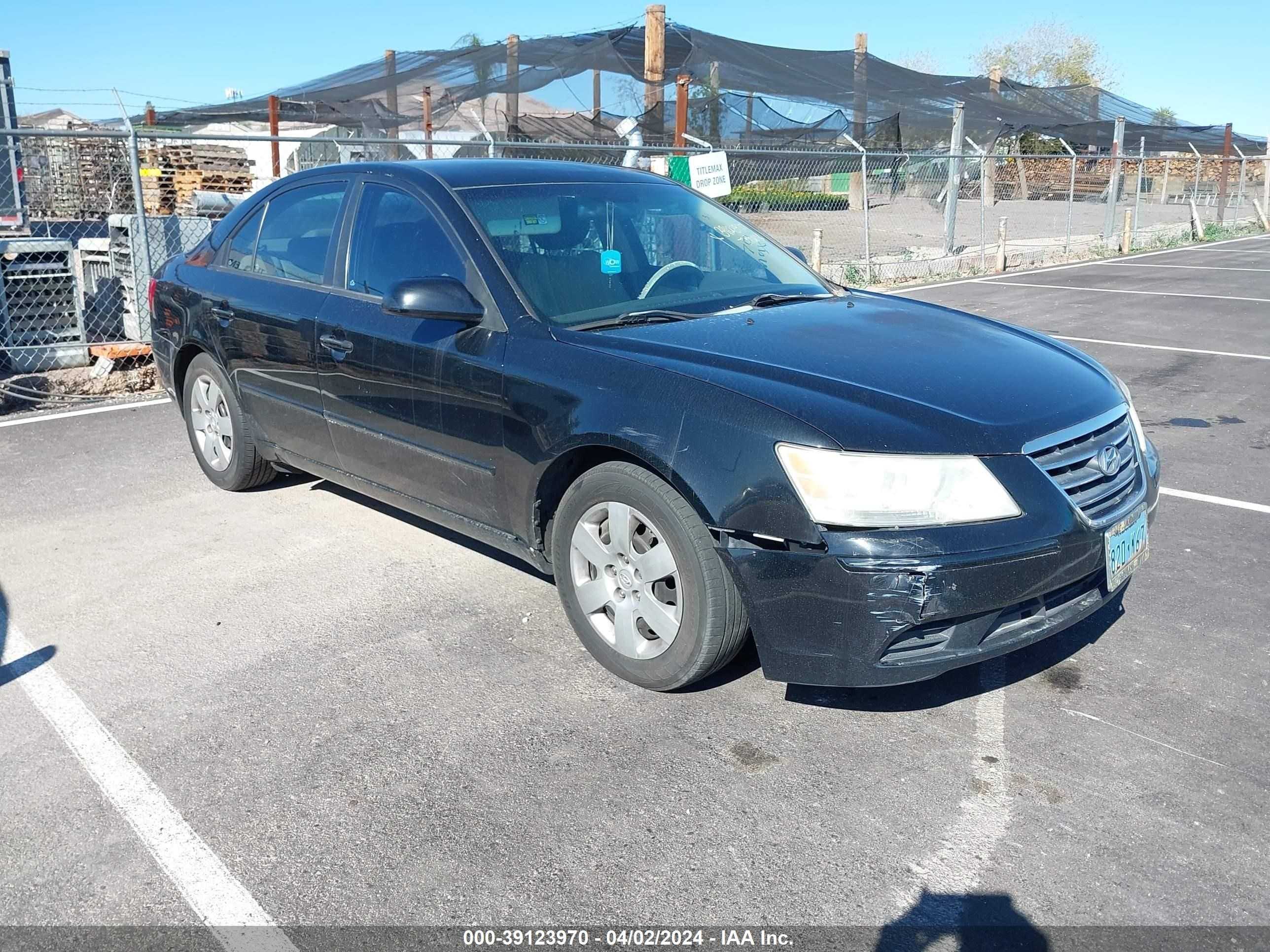 HYUNDAI SONATA 2009 5npet46c39h492903