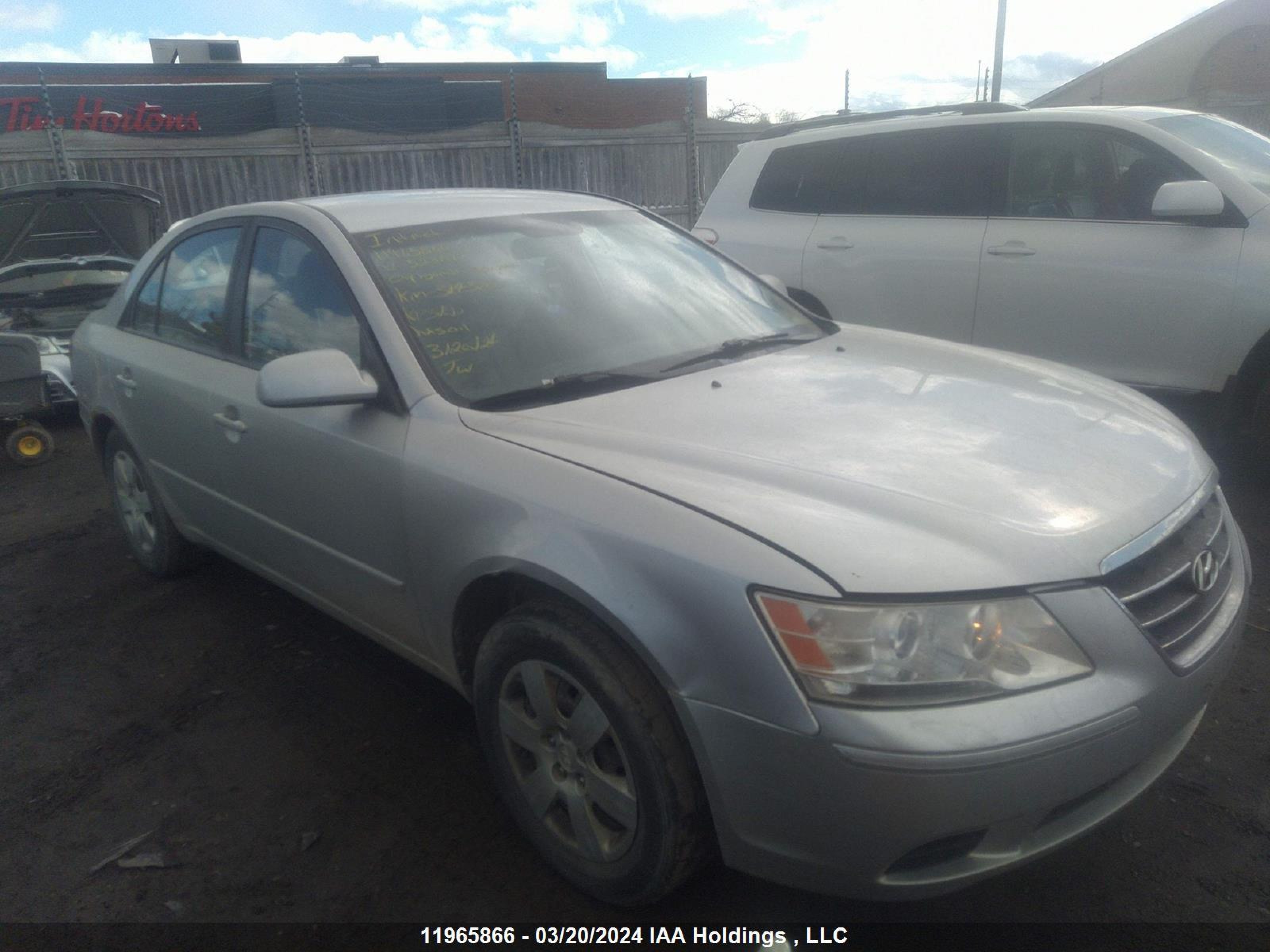 HYUNDAI SONATA 2009 5npet46c49h523897