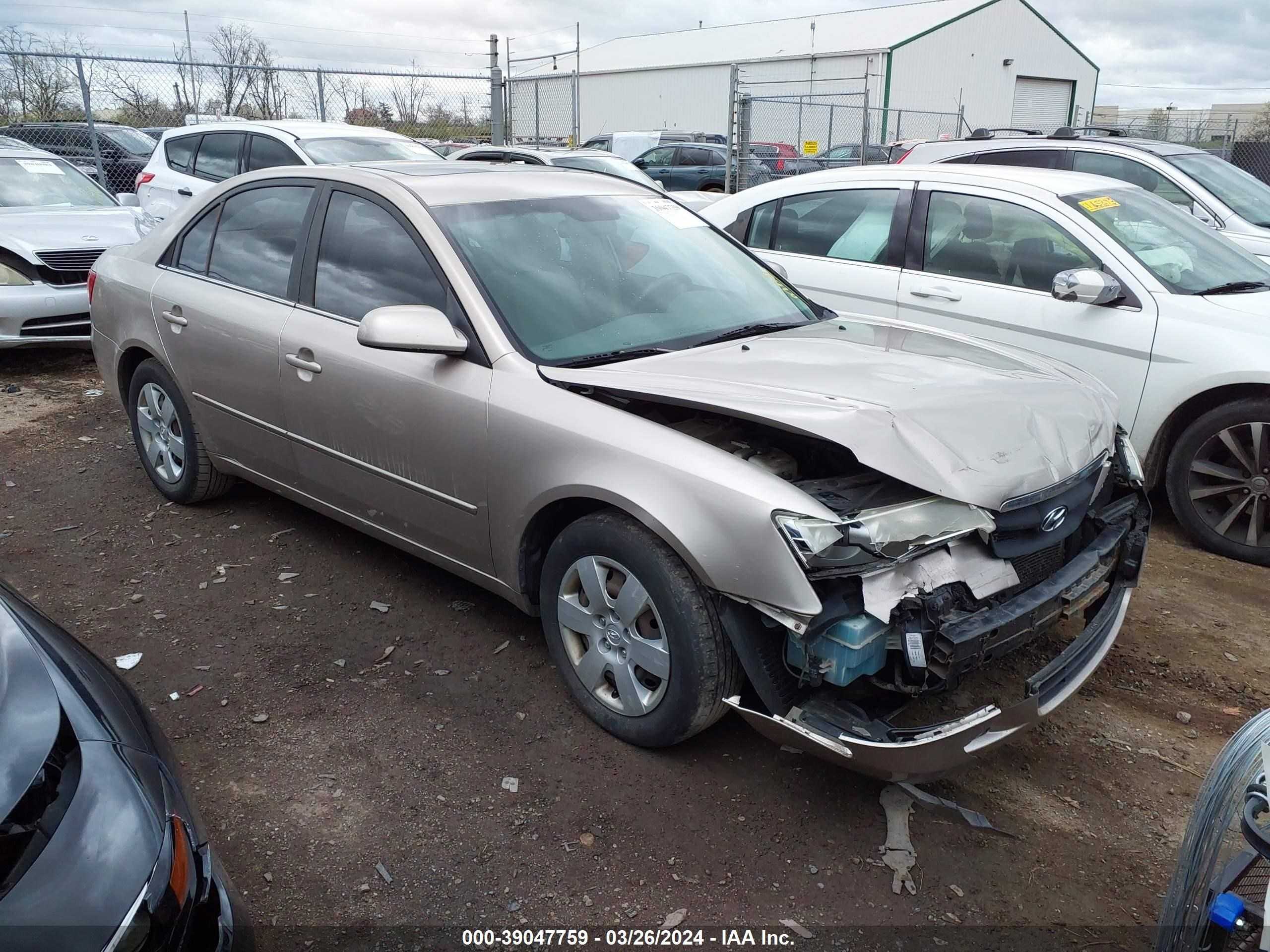 HYUNDAI SONATA 2008 5npet46c58h328812