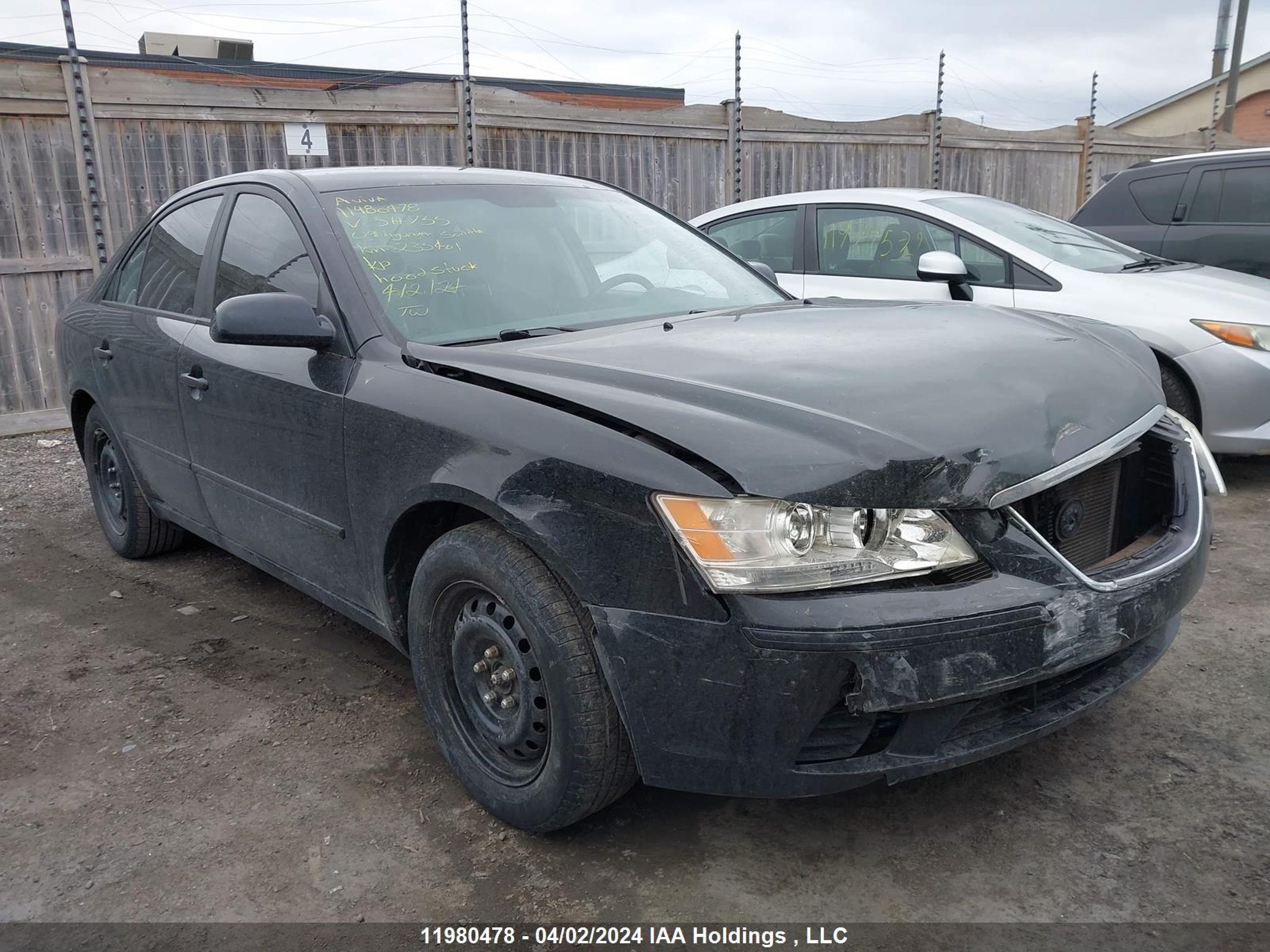 HYUNDAI SONATA 2009 5npet46c59h514755