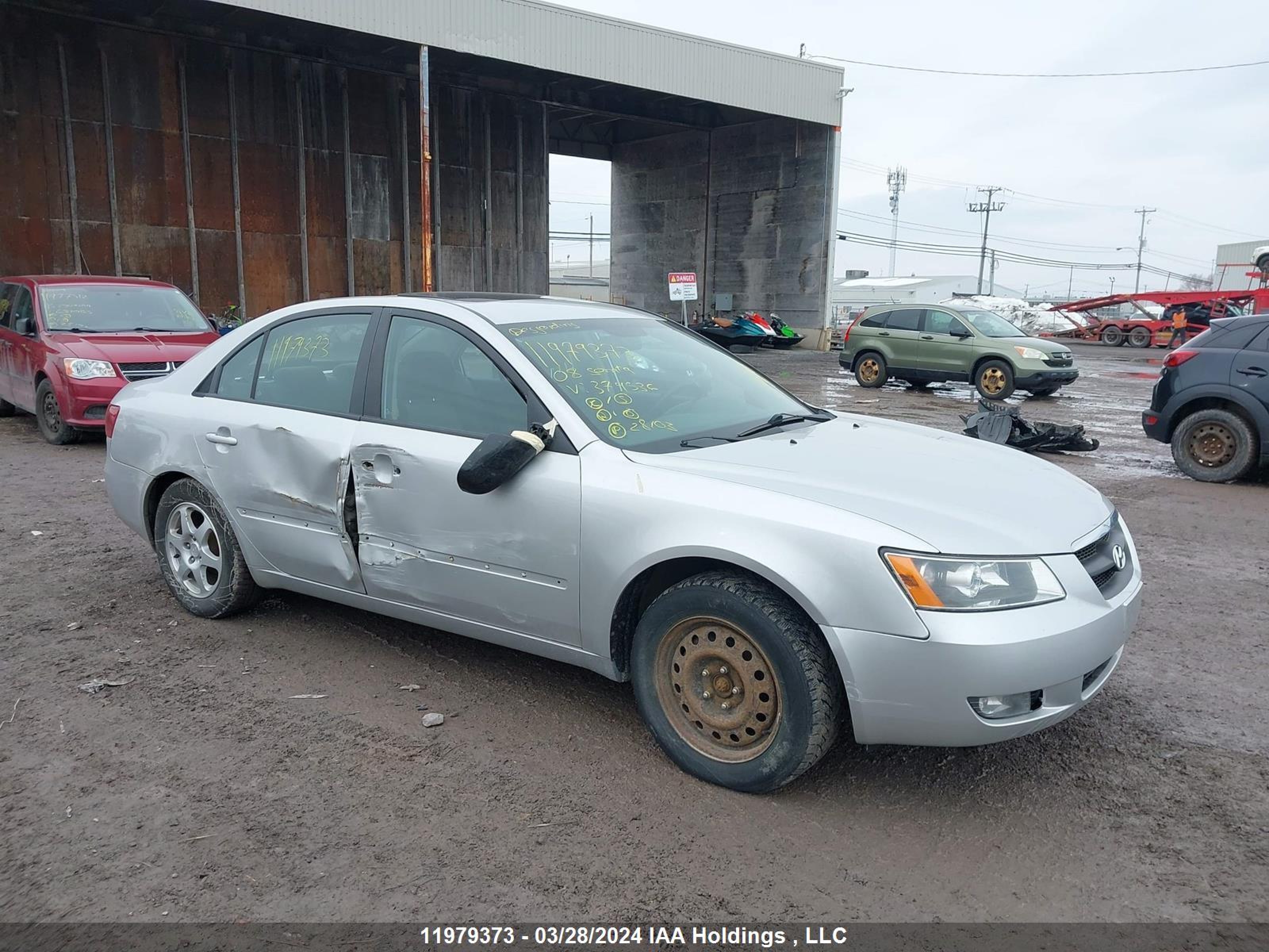 HYUNDAI SONATA 2008 5npet46c68h374536