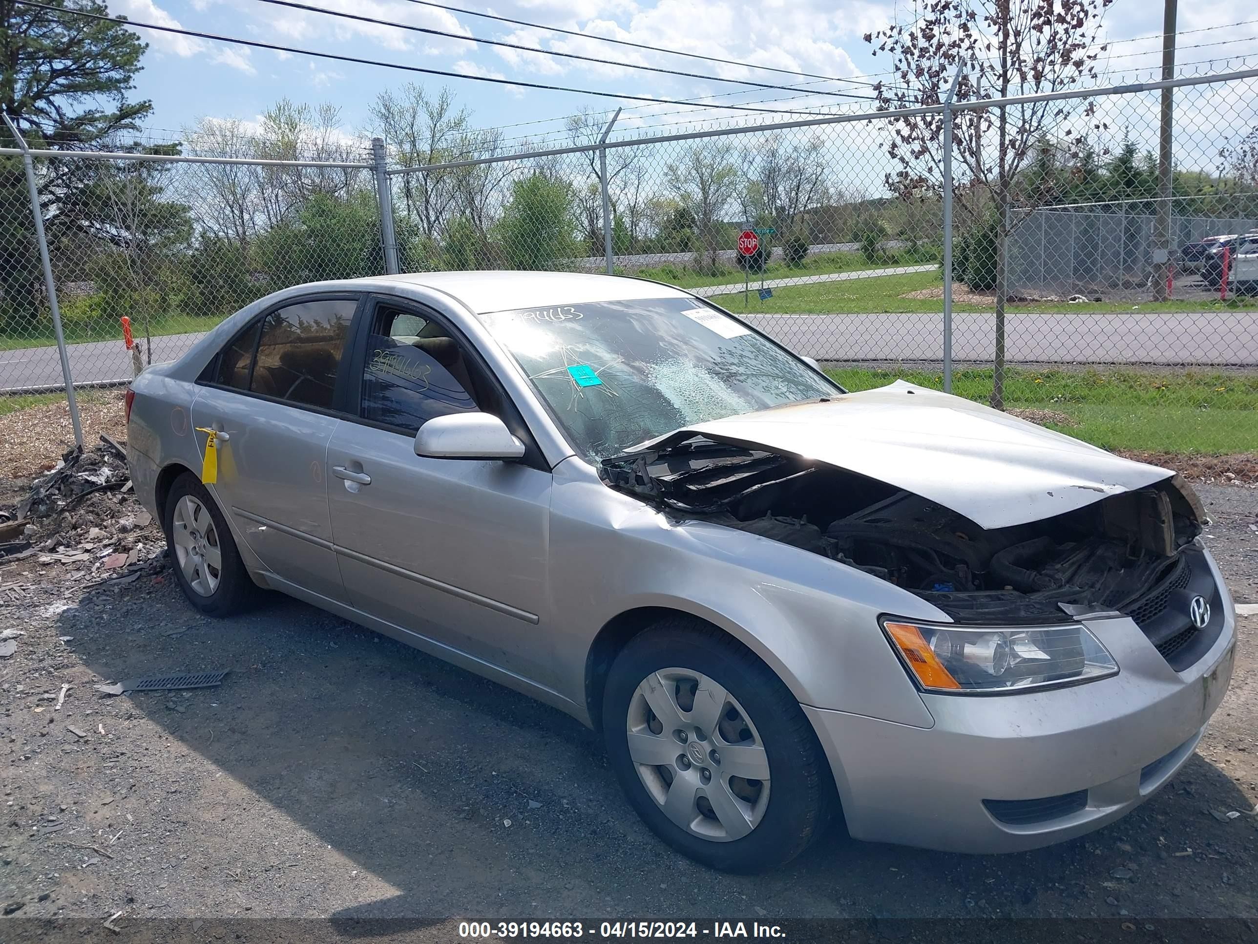 HYUNDAI SONATA 2008 5npet46c68h382930