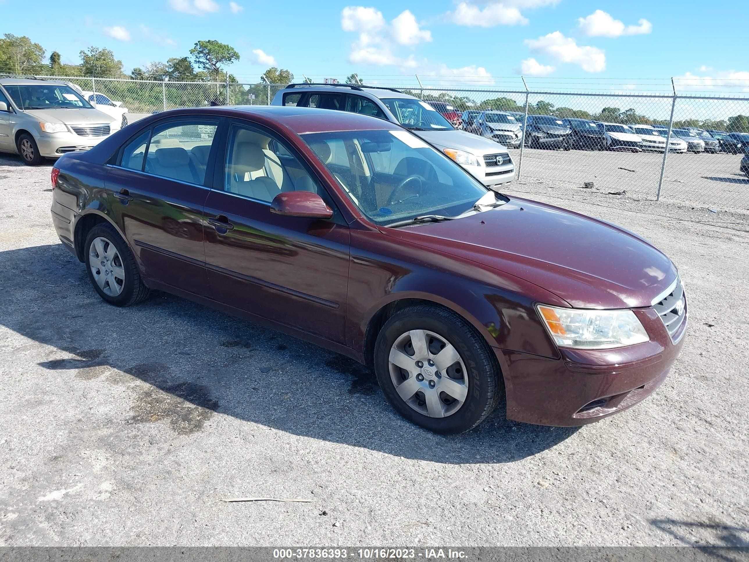 HYUNDAI SONATA 2009 5npet46c69h561339