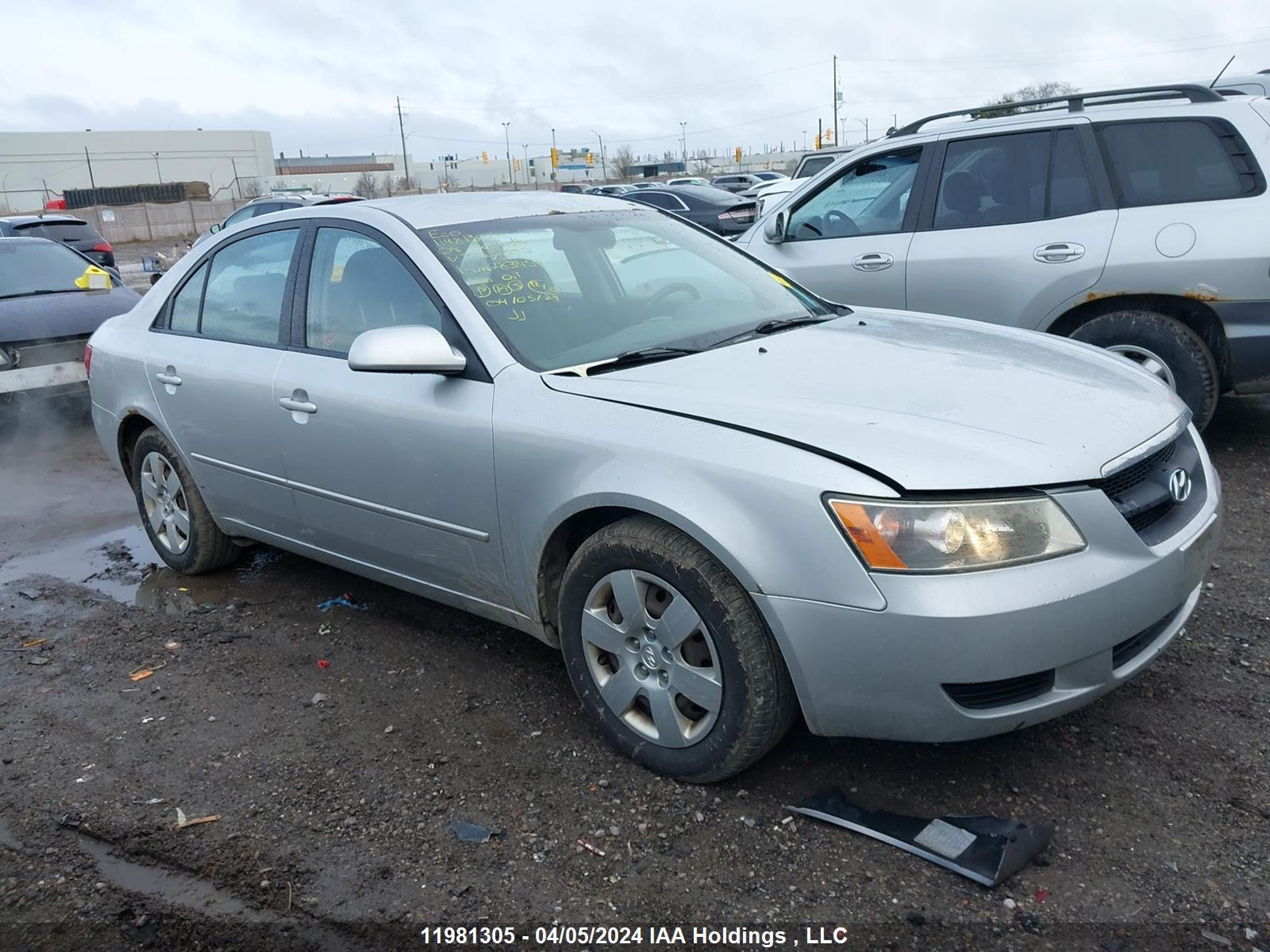 HYUNDAI SONATA 2008 5npet46c88h327802