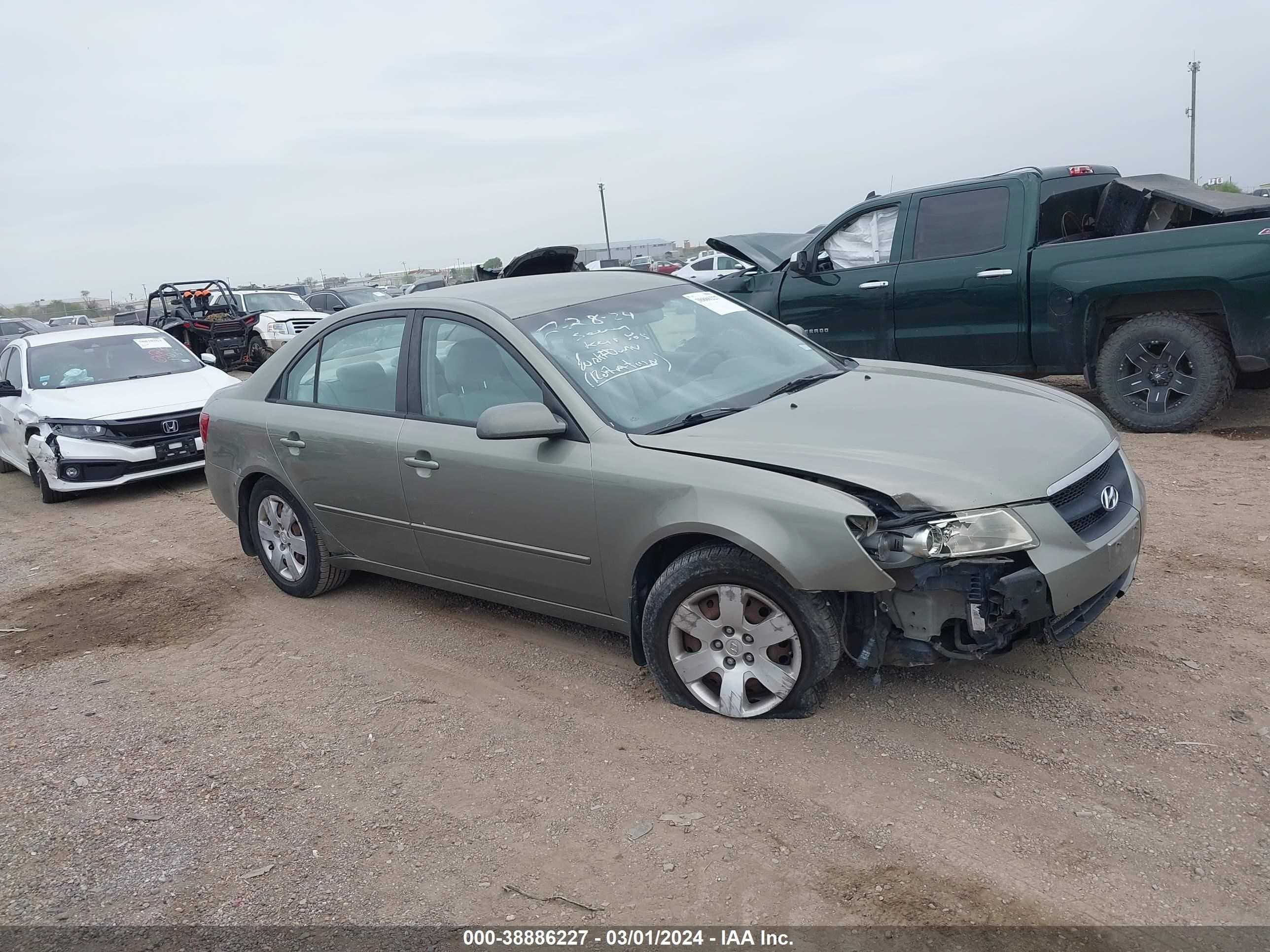 HYUNDAI SONATA 2008 5npet46c88h367295