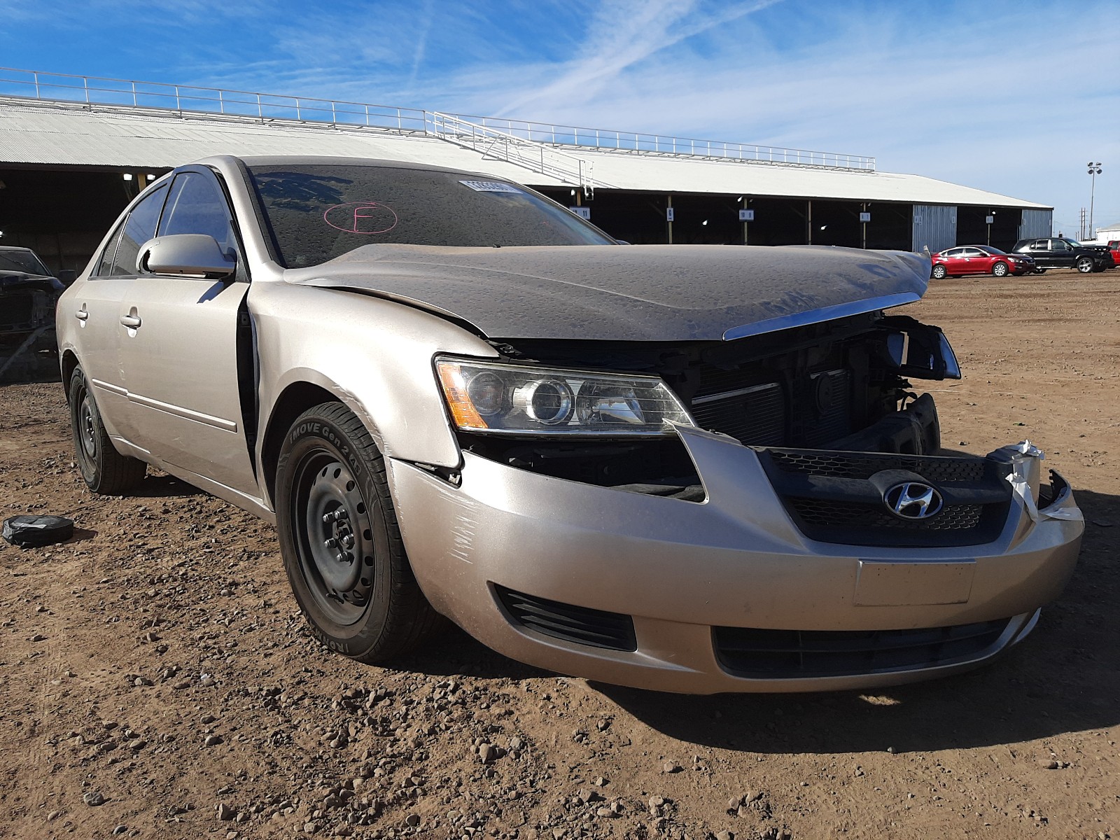 HYUNDAI SONATA GLS 2008 5npet46c88h368298