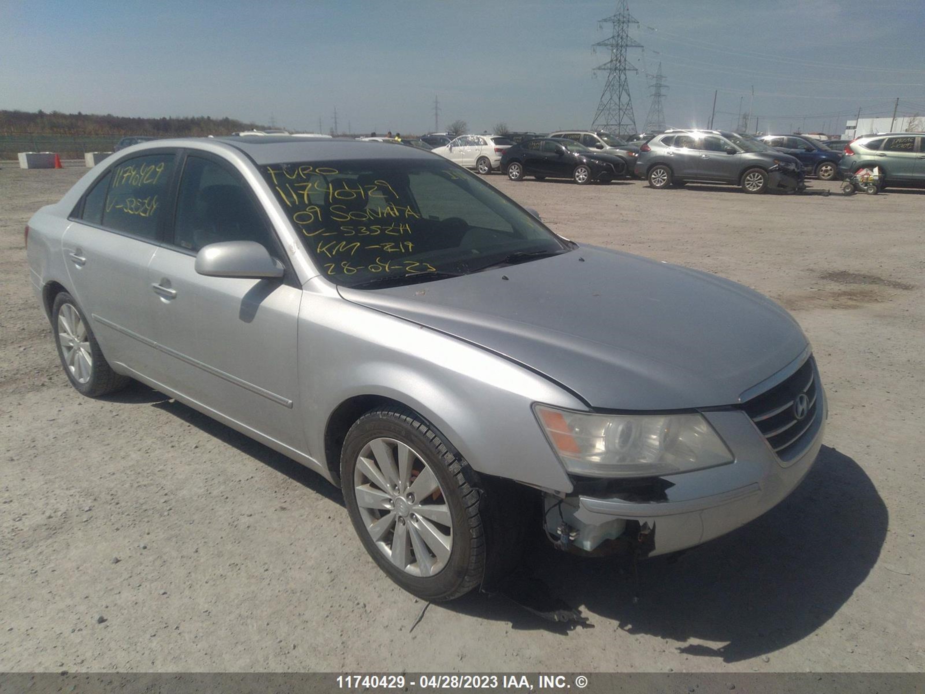 HYUNDAI SONATA 2009 5npet46c89h535244