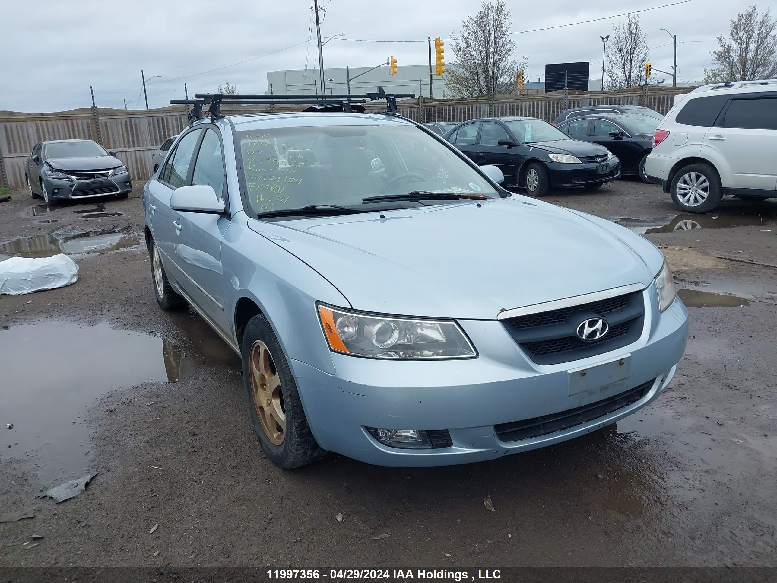 HYUNDAI SONATA 2007 5npet46c97h179982