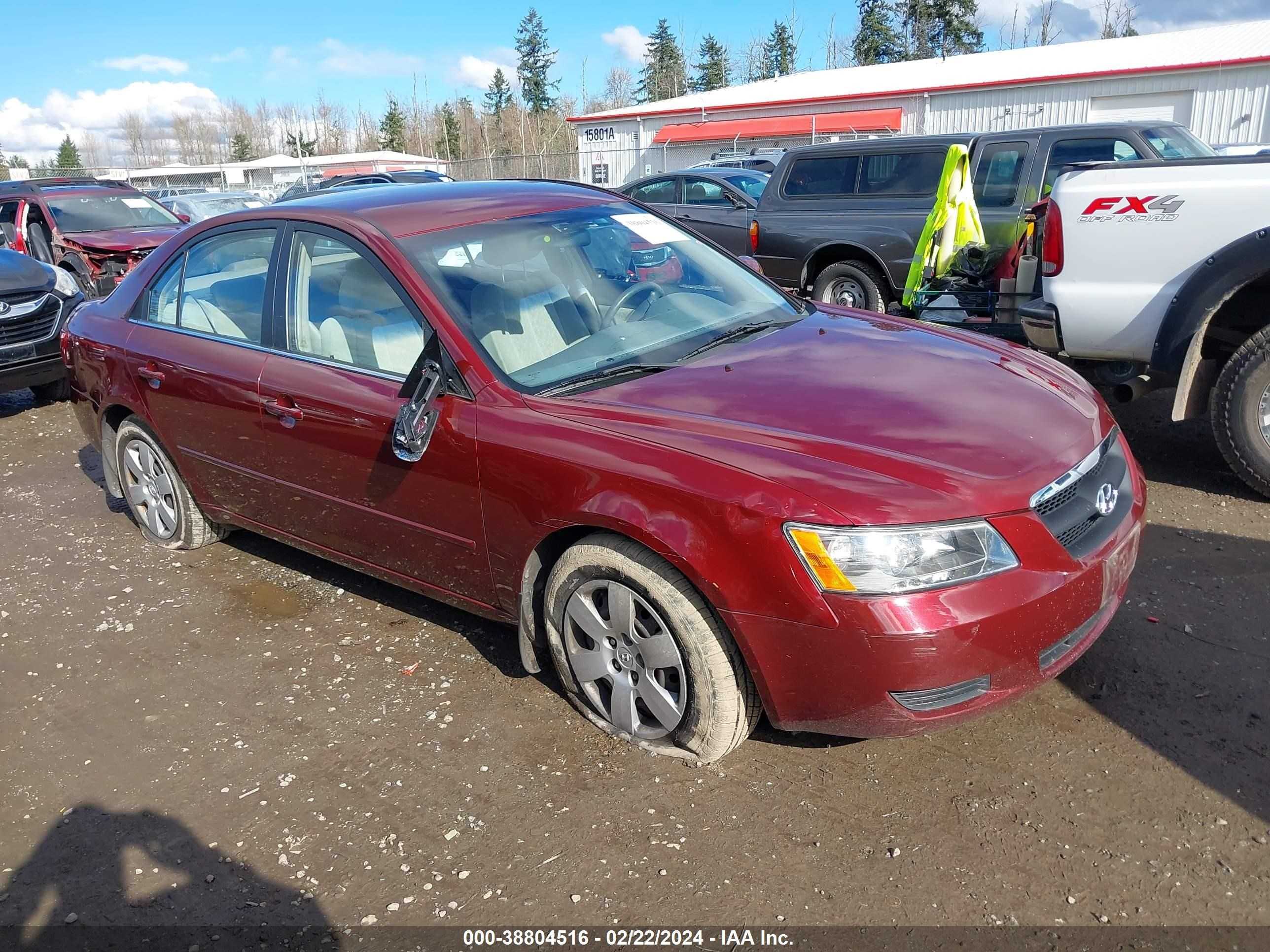 HYUNDAI SONATA 2007 5npet46c97h235807