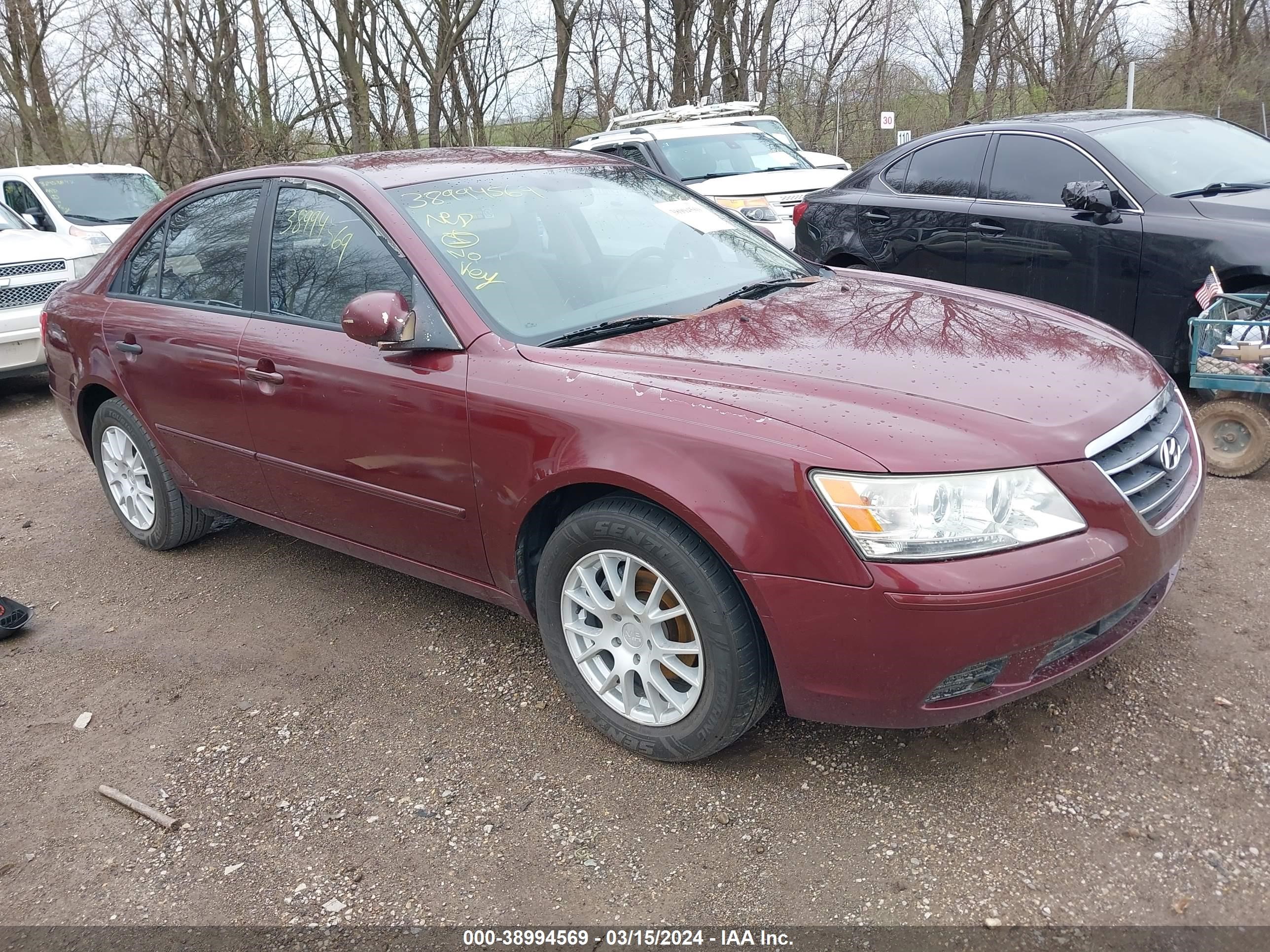 HYUNDAI SONATA 2009 5npet46c99h442927