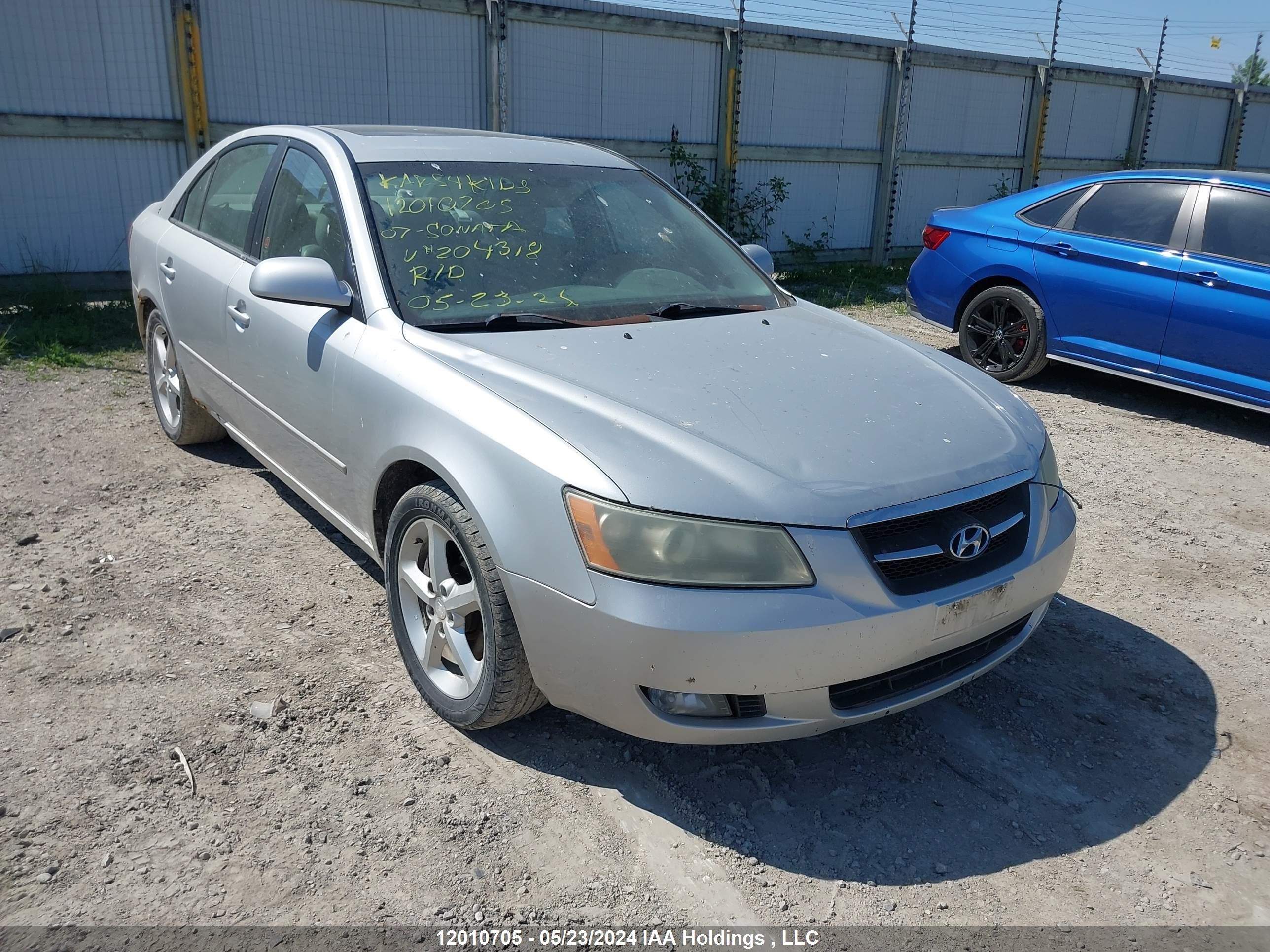 HYUNDAI SONATA 2007 5npet46f17h204318