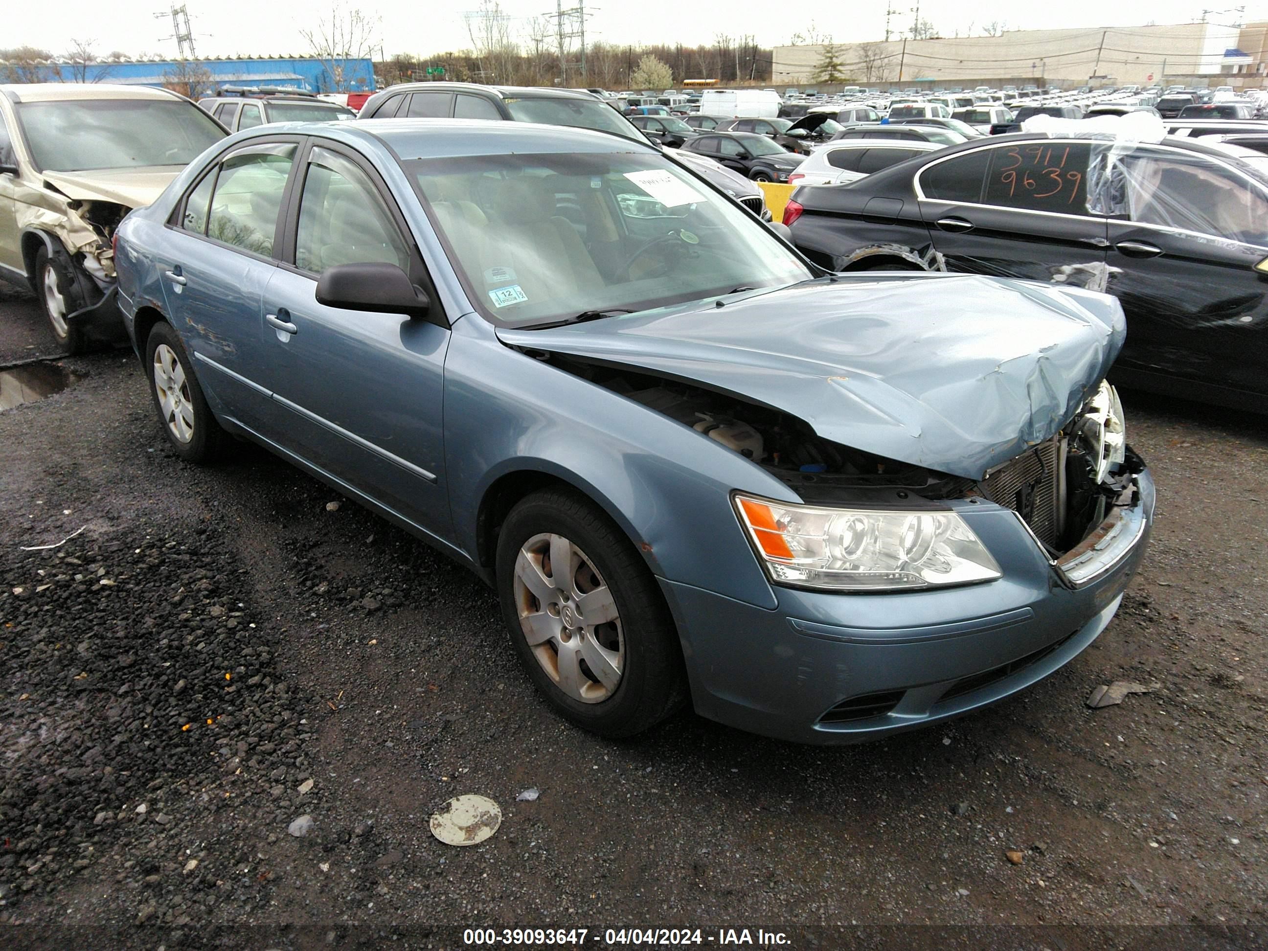 HYUNDAI SONATA 2009 5npet46f49h424717