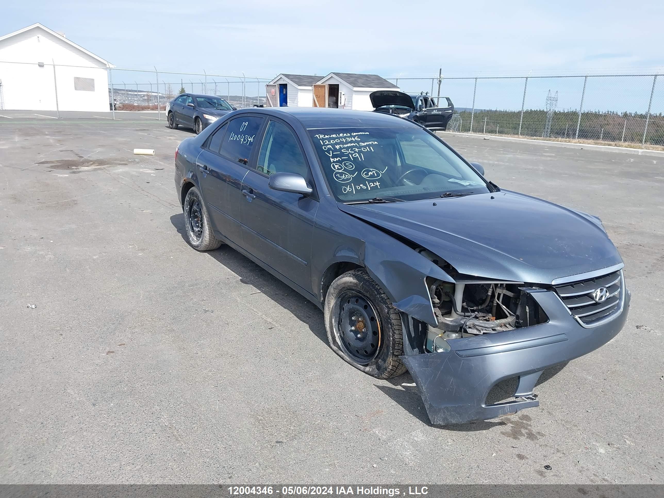 HYUNDAI SONATA 2009 5npet46fx9h567011