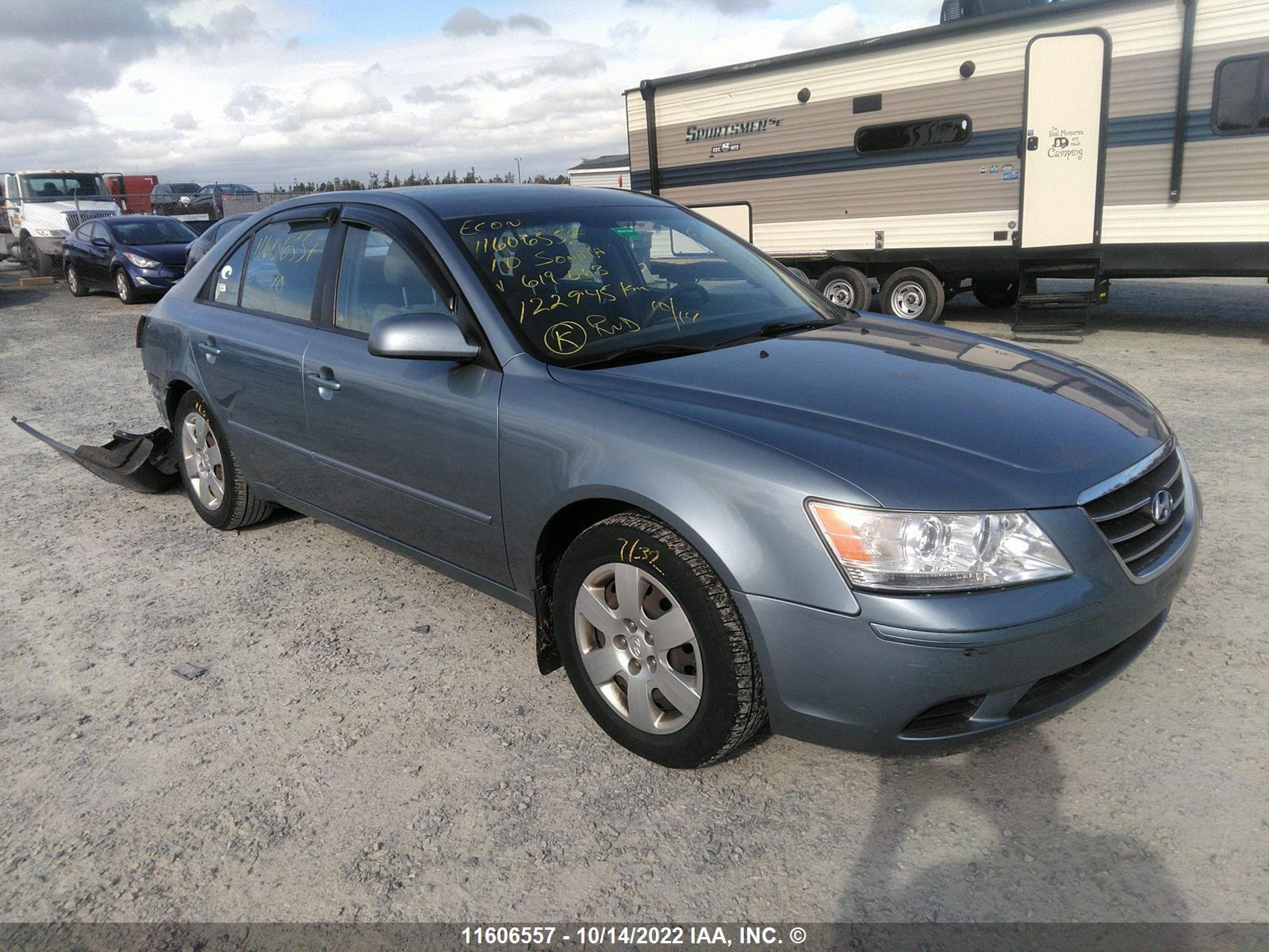 HYUNDAI SONATA 2010 5npet4ac3ah619063