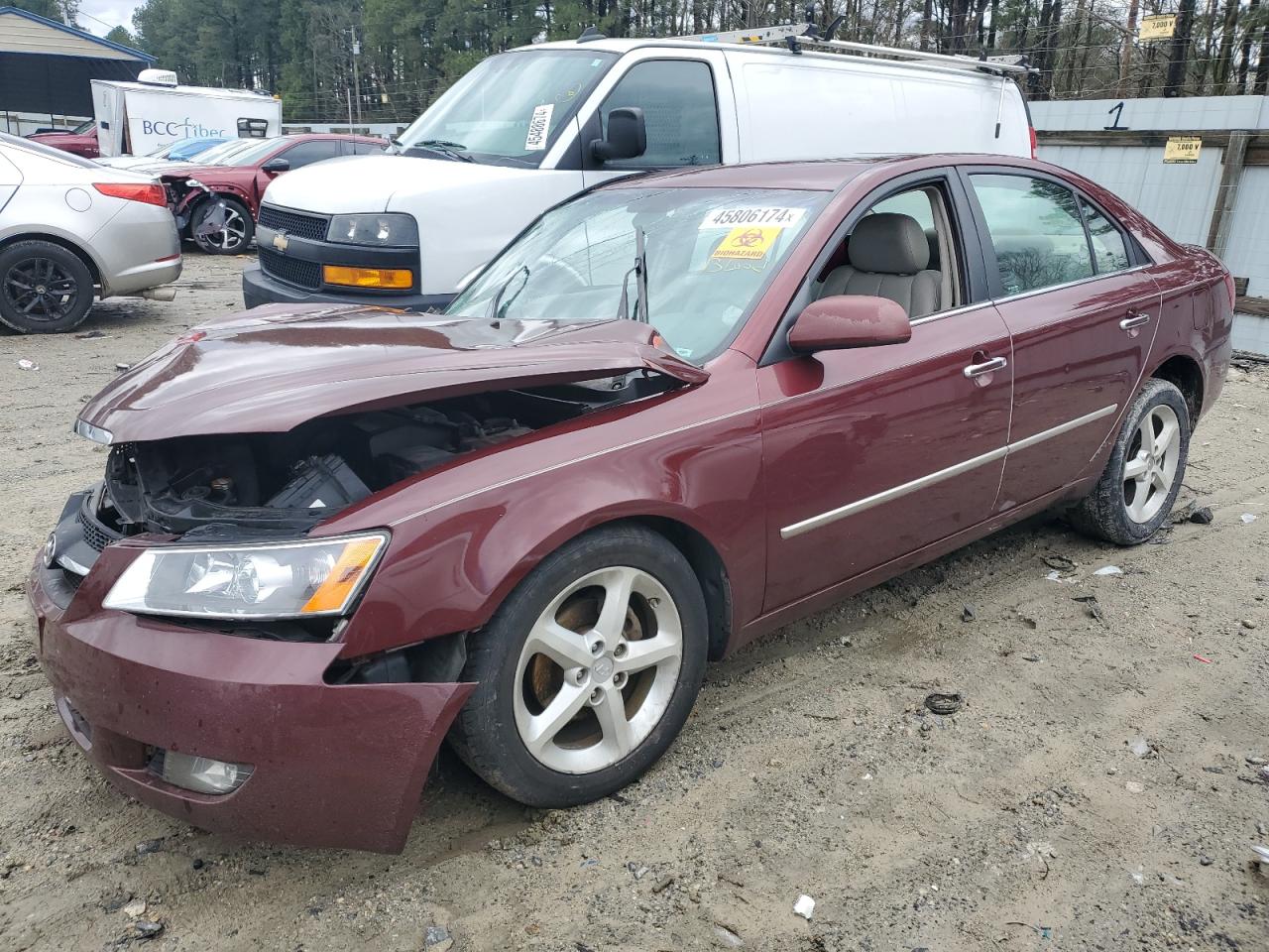 HYUNDAI SONATA 2008 5npeu46c08h362587