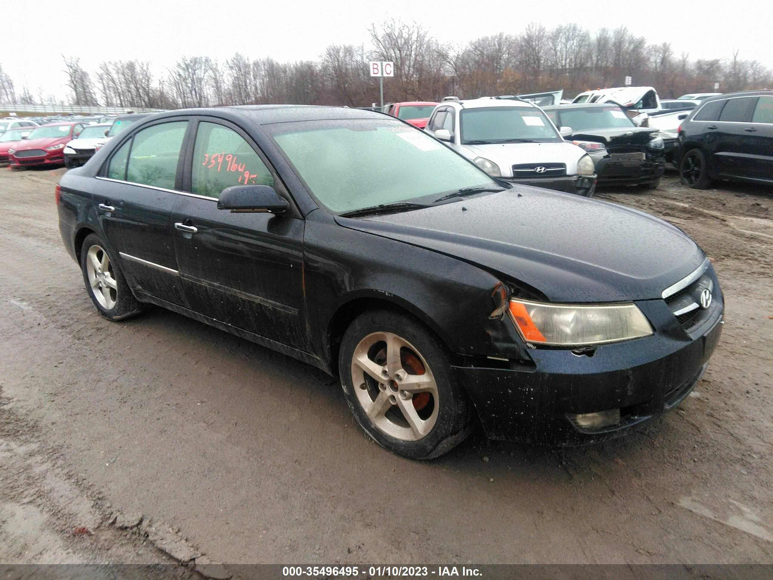 HYUNDAI SONATA 2008 5npeu46c38h348991