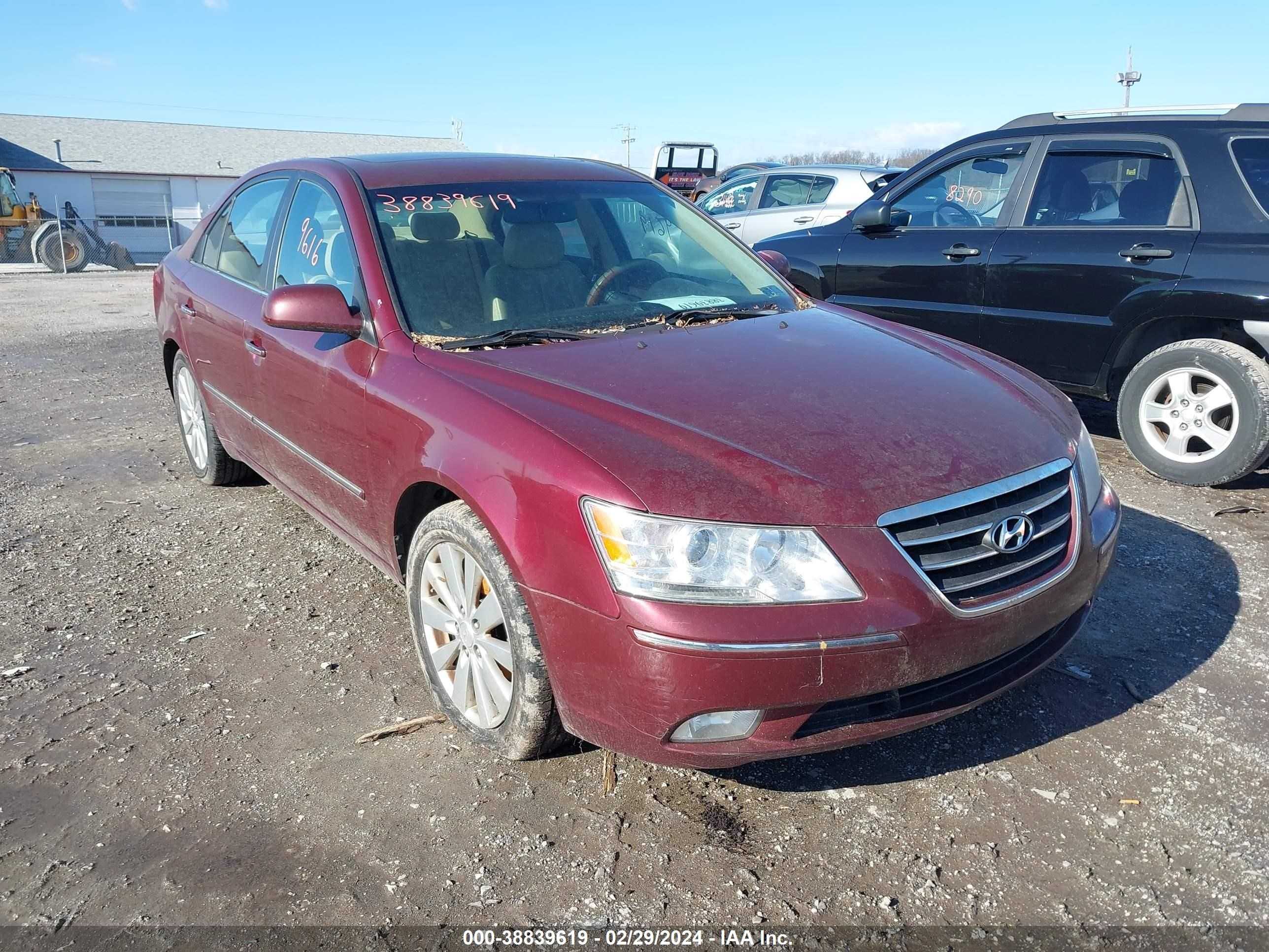 HYUNDAI SONATA 2009 5npeu46c59h415639