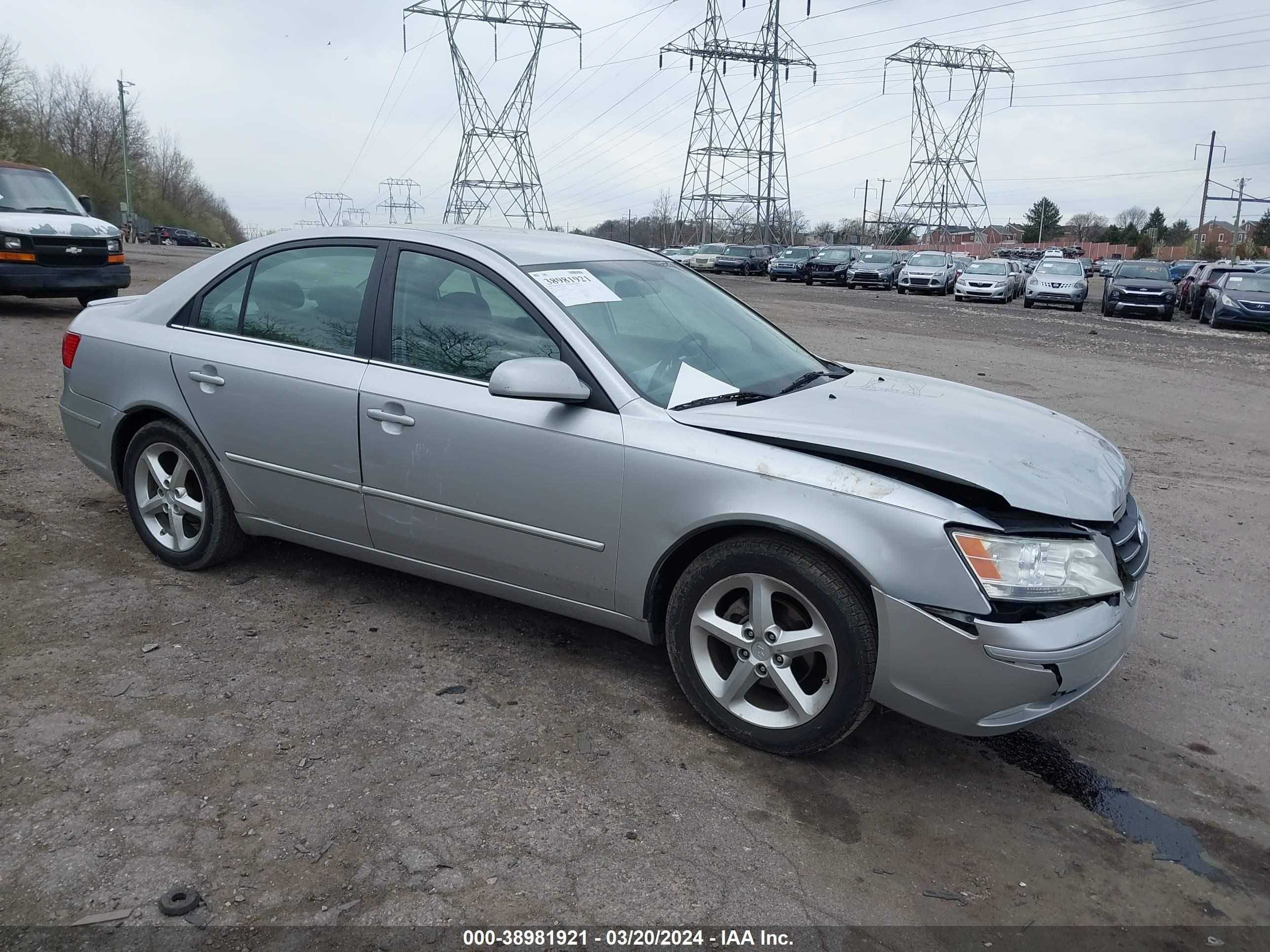 HYUNDAI SONATA 2009 5npeu46c59h508760