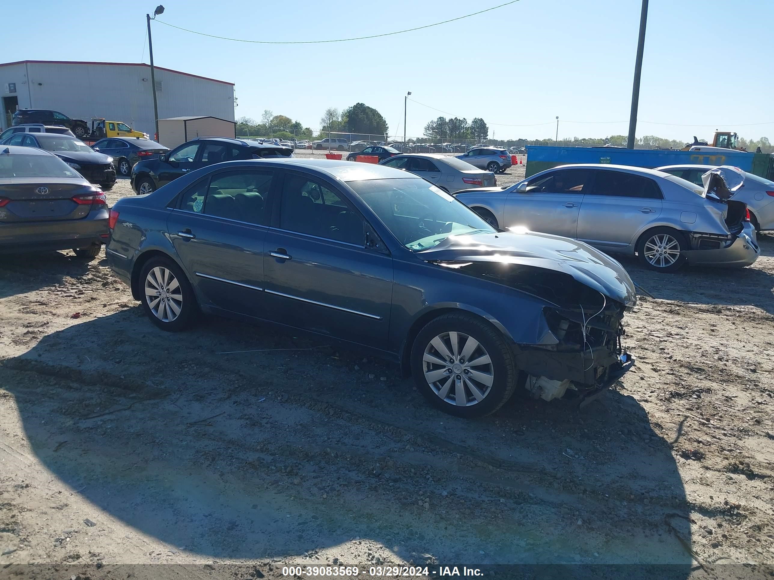 HYUNDAI SONATA 2009 5npeu46c89h485555