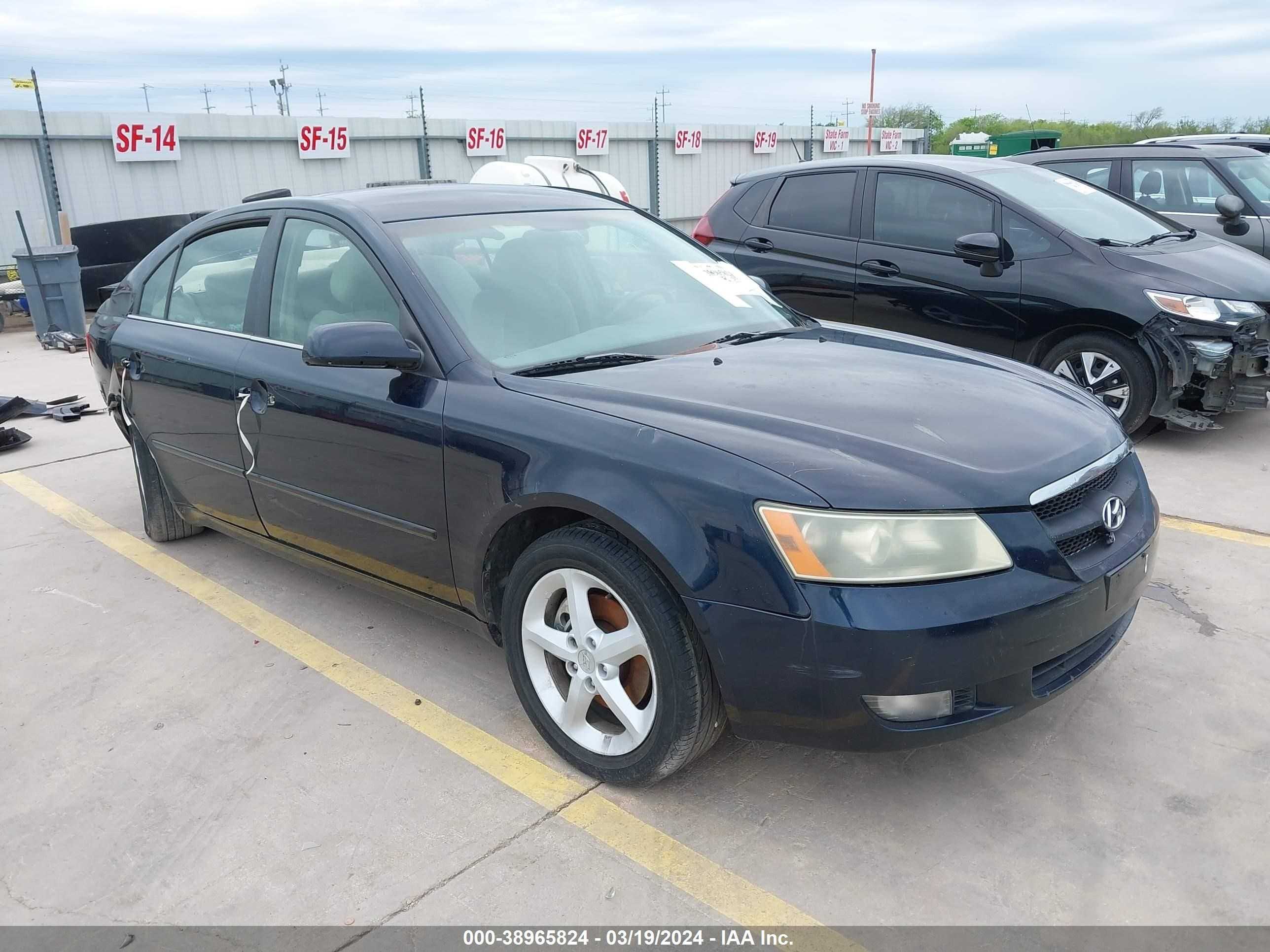 HYUNDAI SONATA 2007 5npeu46f37h213356