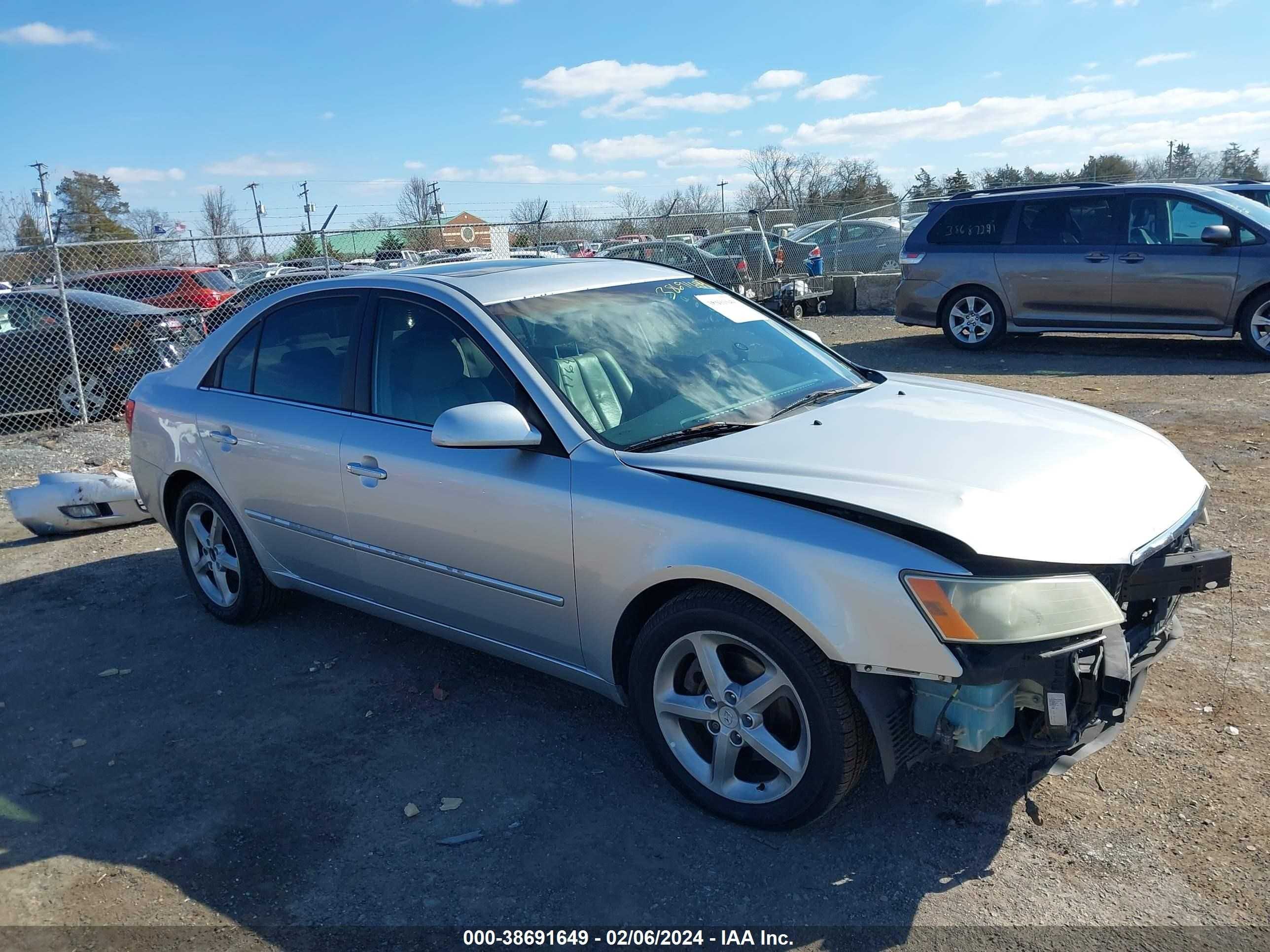 HYUNDAI SONATA 2007 5npeu46f47h206819