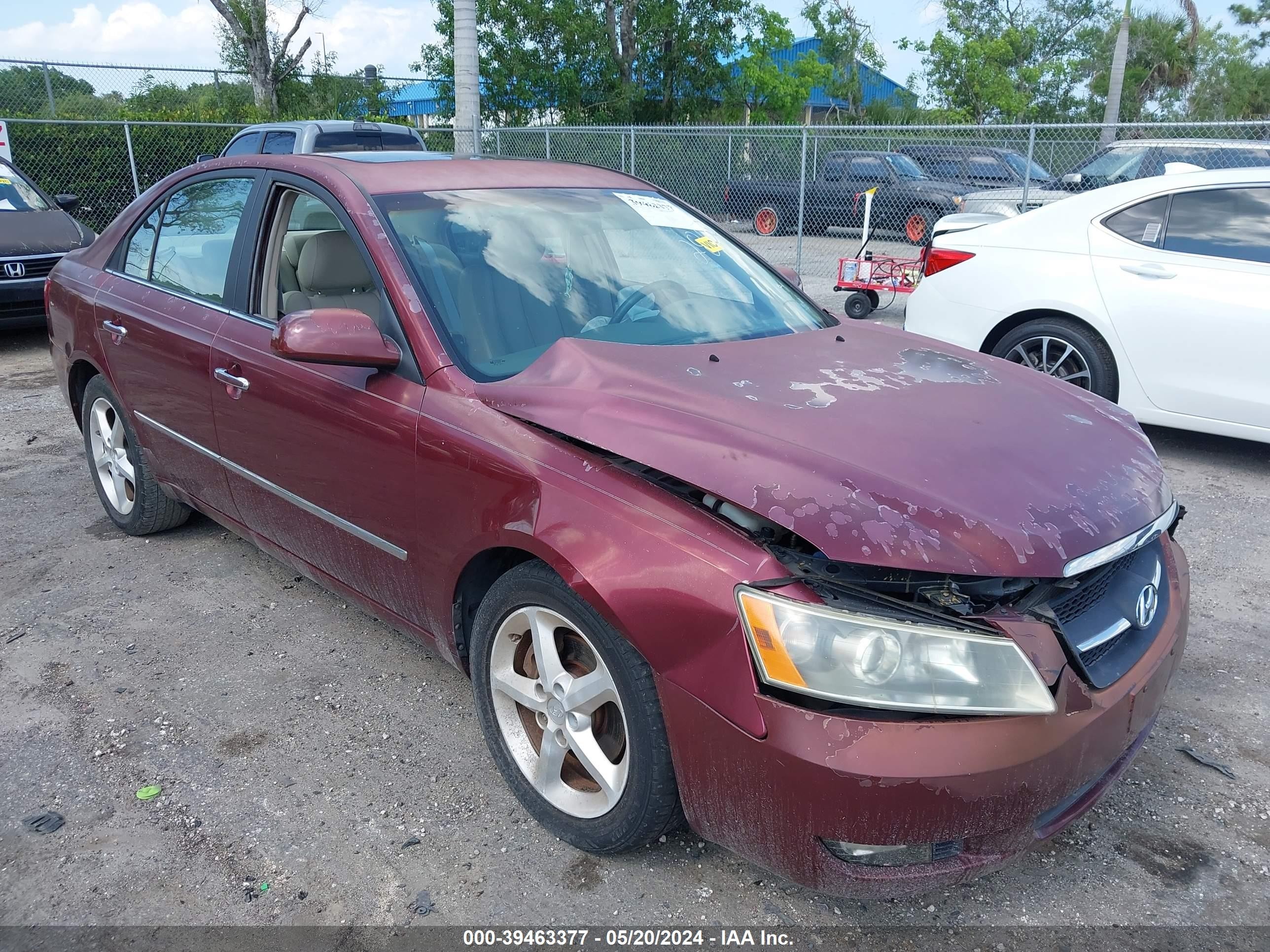 HYUNDAI SONATA 2008 5npeu46f48h362800