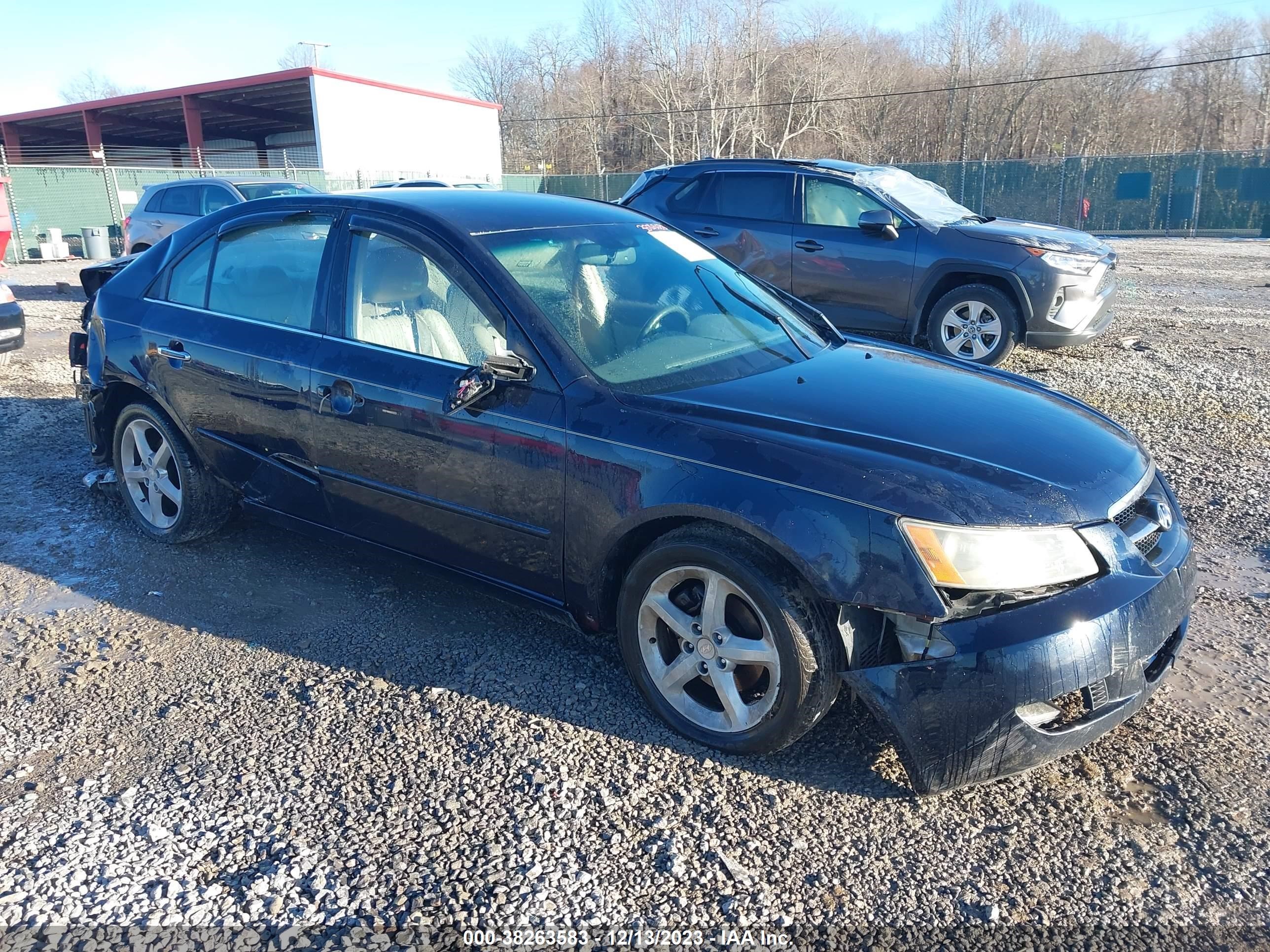 HYUNDAI SONATA 2007 5npeu46f97h187958