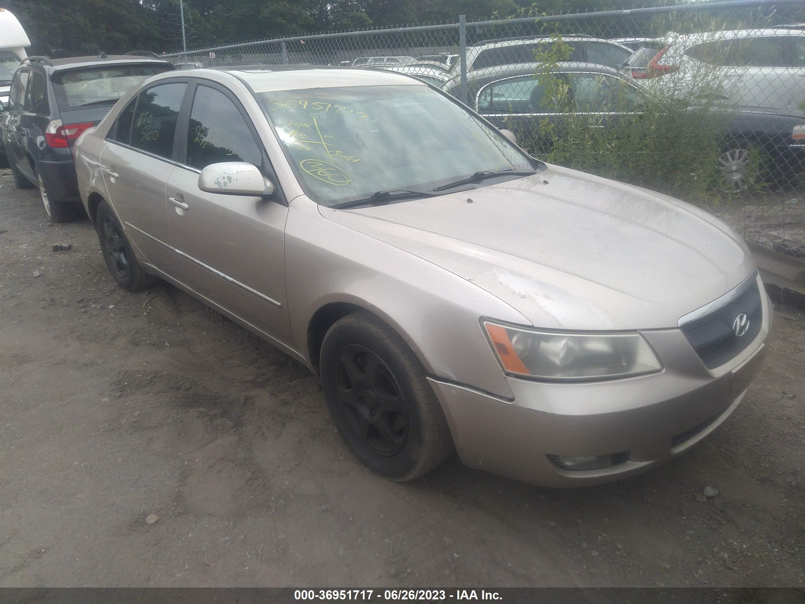 HYUNDAI SONATA 2006 5npeu46fx6h073725