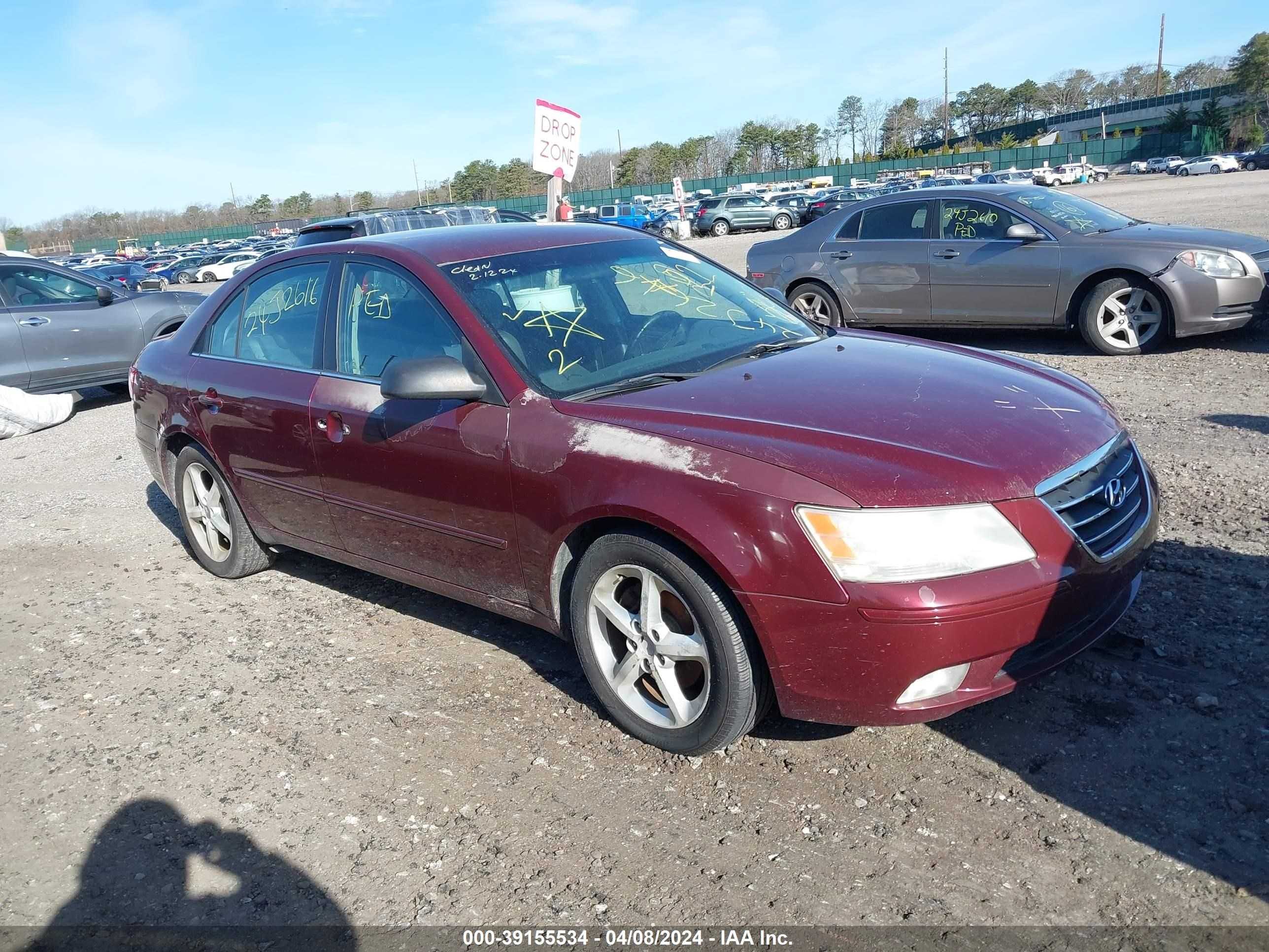 HYUNDAI SONATA 2009 5npeu46fx9h572402