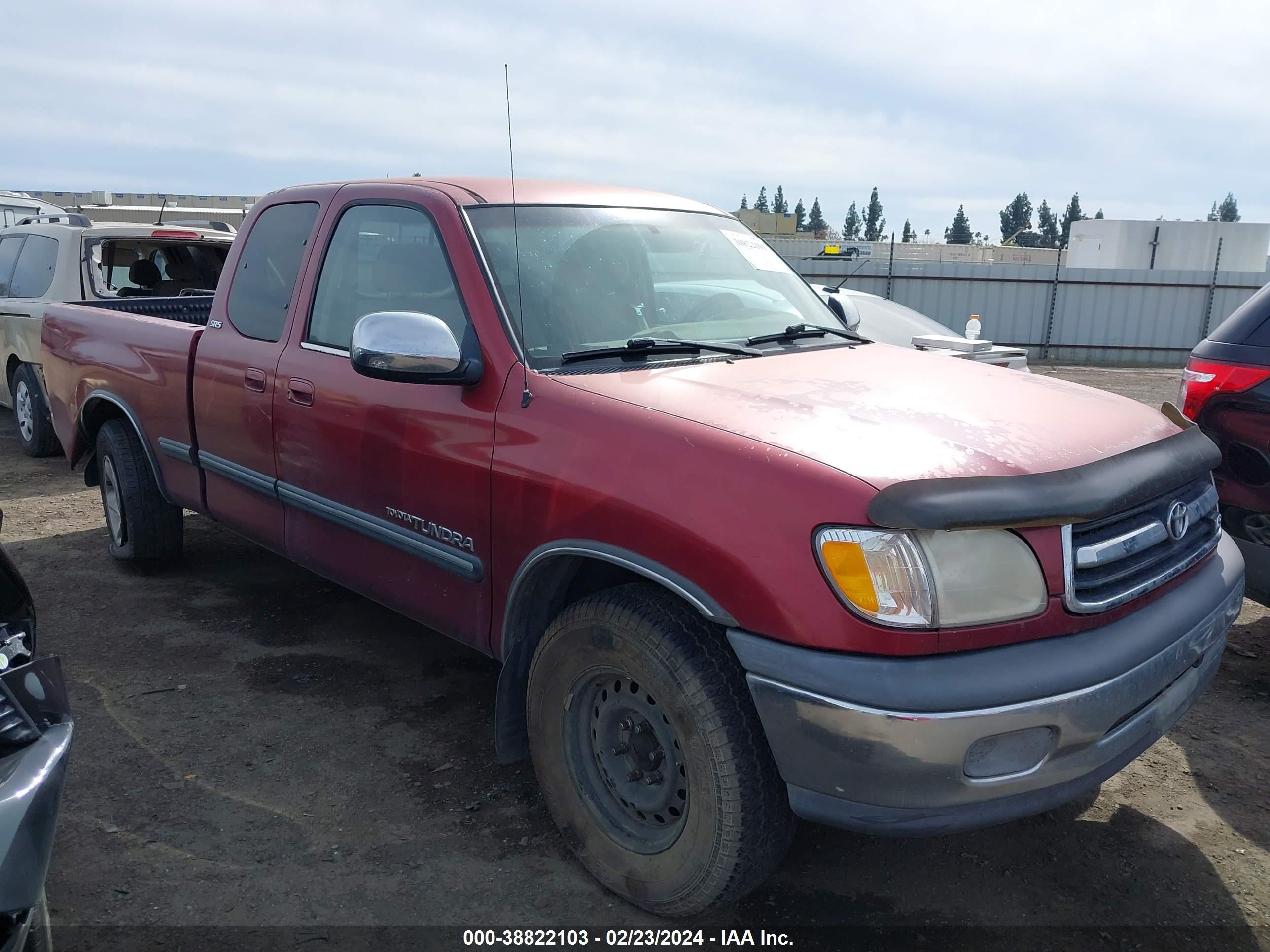 TOYOTA TUNDRA 2000 5tbbt4410ys100594