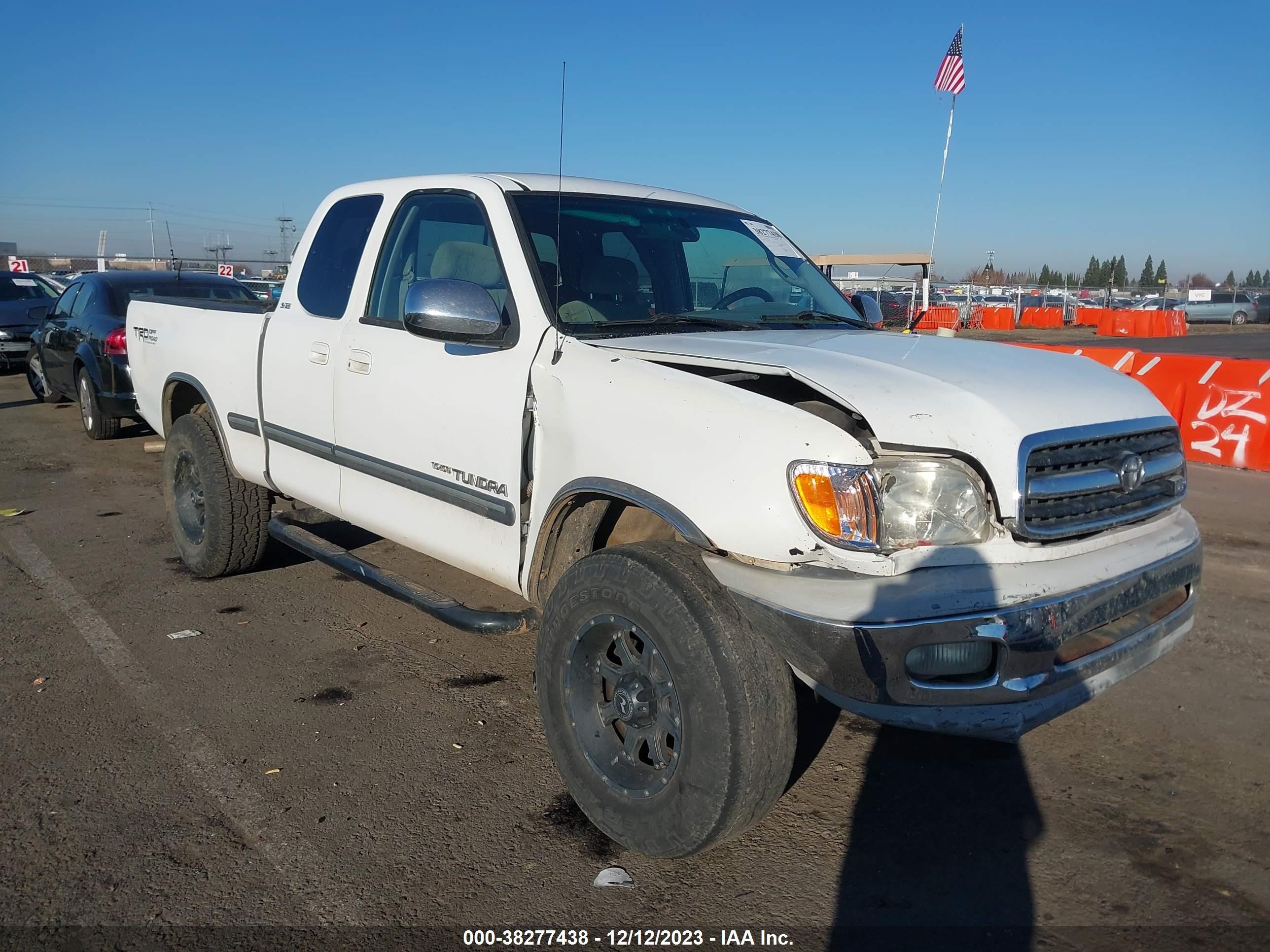 TOYOTA TUNDRA 2001 5tbbt44171s192891