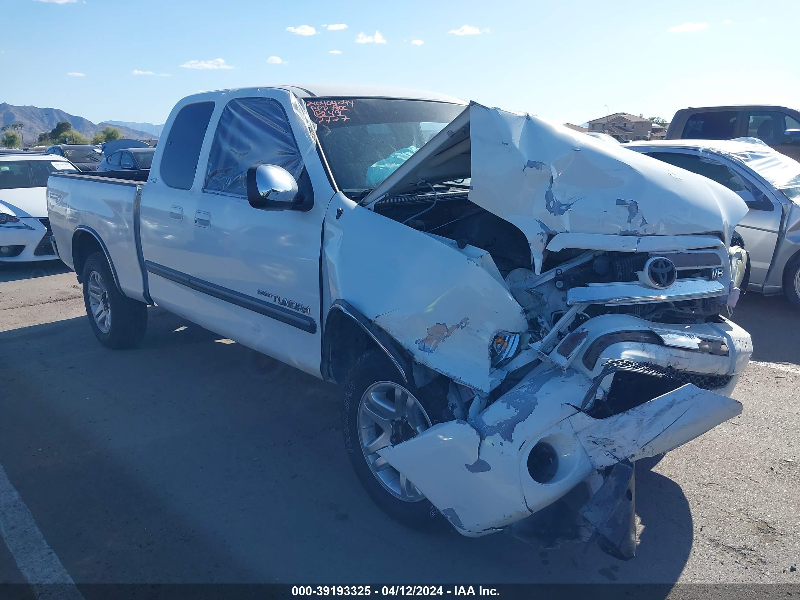 TOYOTA TUNDRA 2002 5tbbt44182s322727