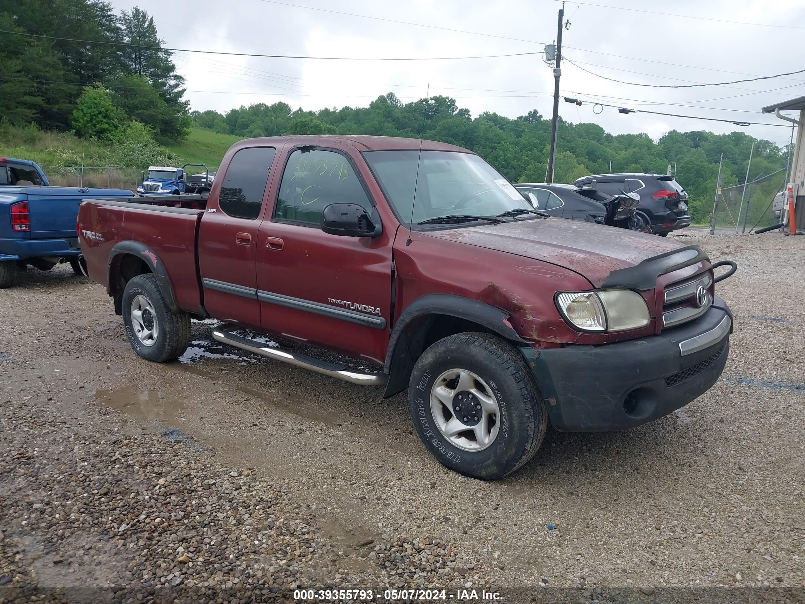 TOYOTA TUNDRA 2003 5tbbt44183s334006