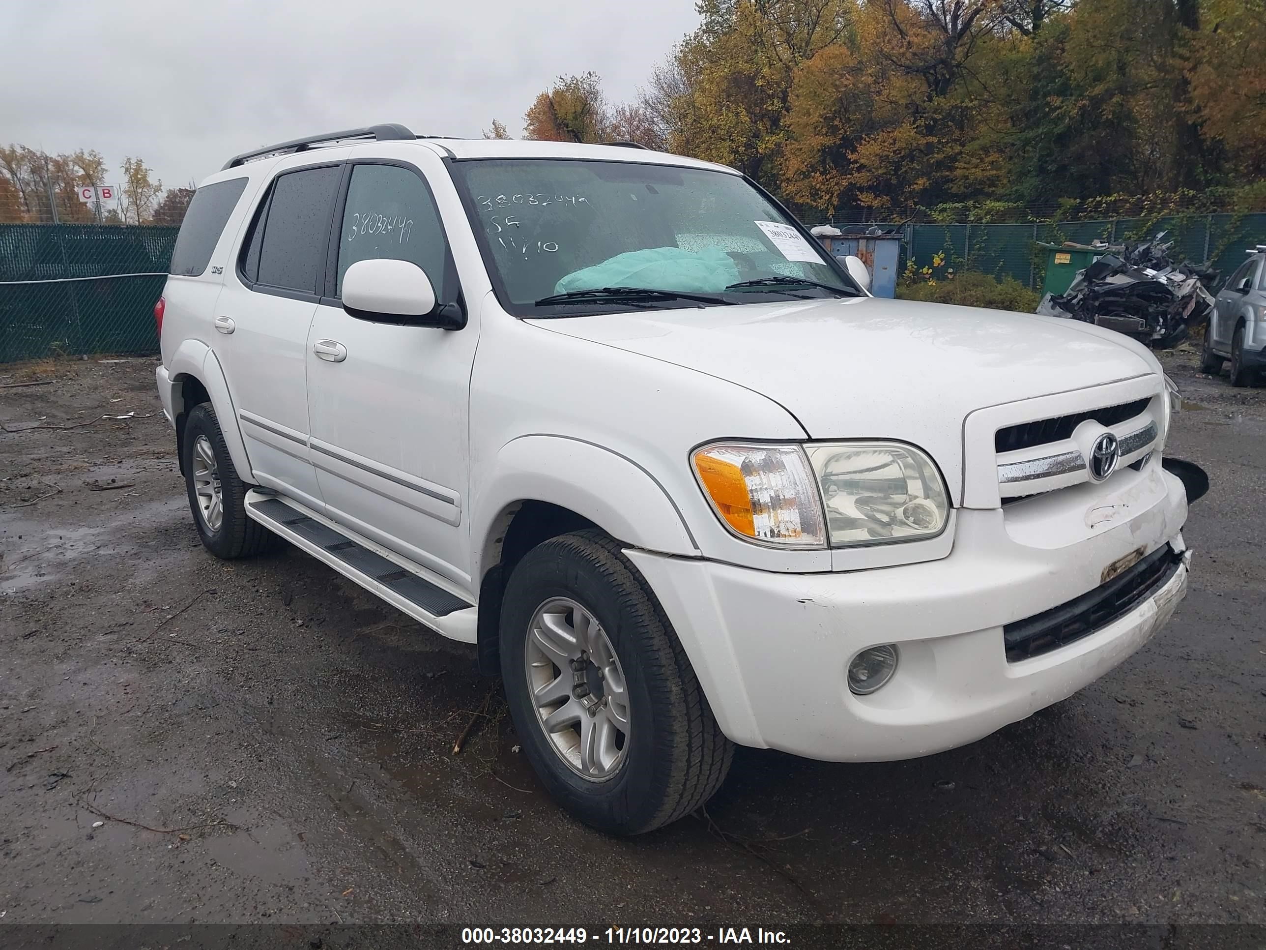 TOYOTA SEQUOIA 2005 5tbbt44a35s257676