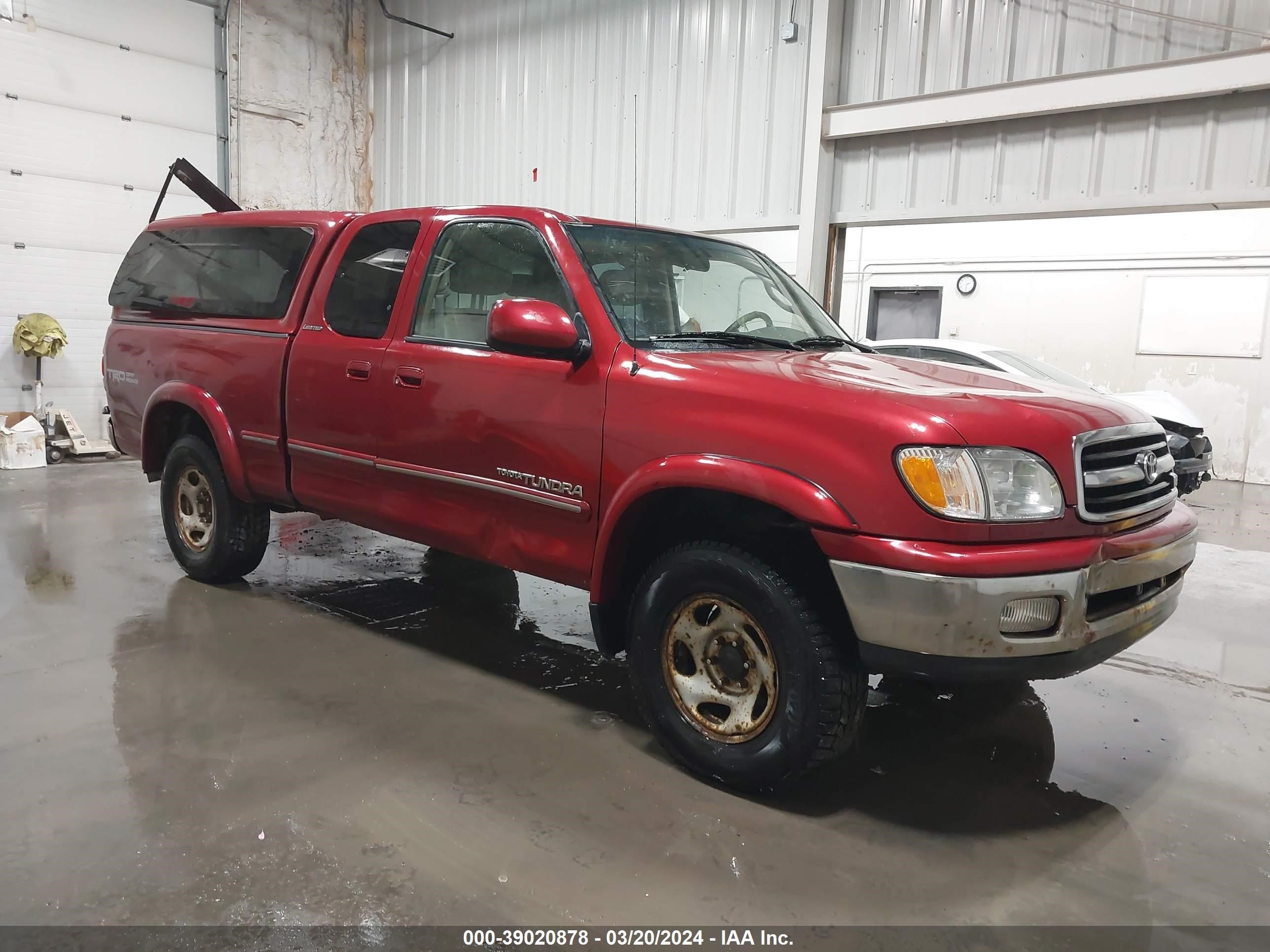 TOYOTA TUNDRA 2002 5tbbt48102s247712